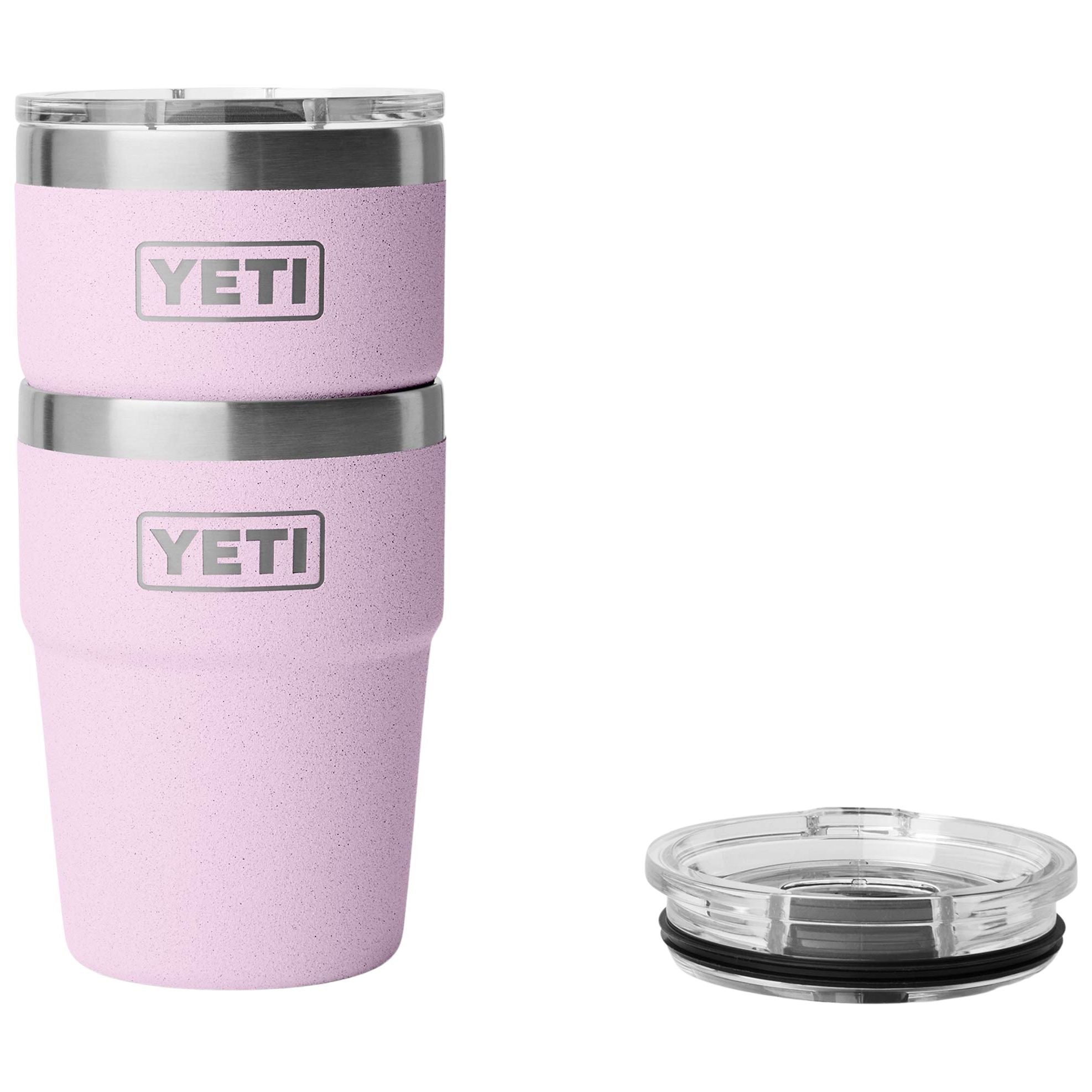 YETI Rambler 16 oz Stackable Cup with MagSlider Lid Cherry Blossom Image 04