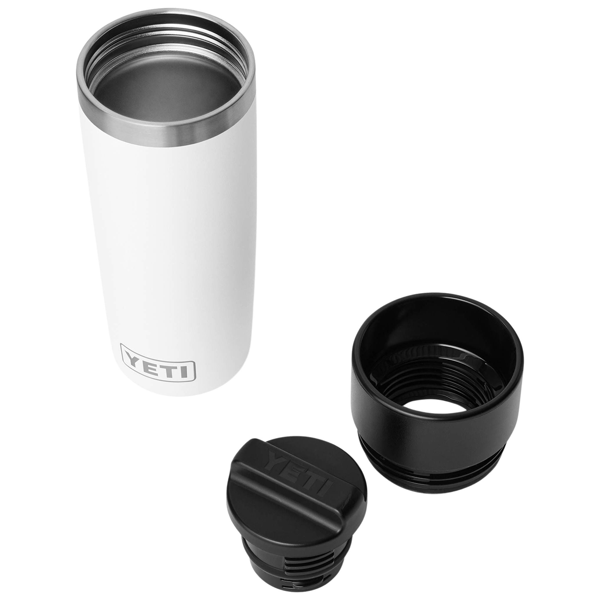 YETI Rambler 16 oz Travel Bottle with Commuter Cap White Image 04
