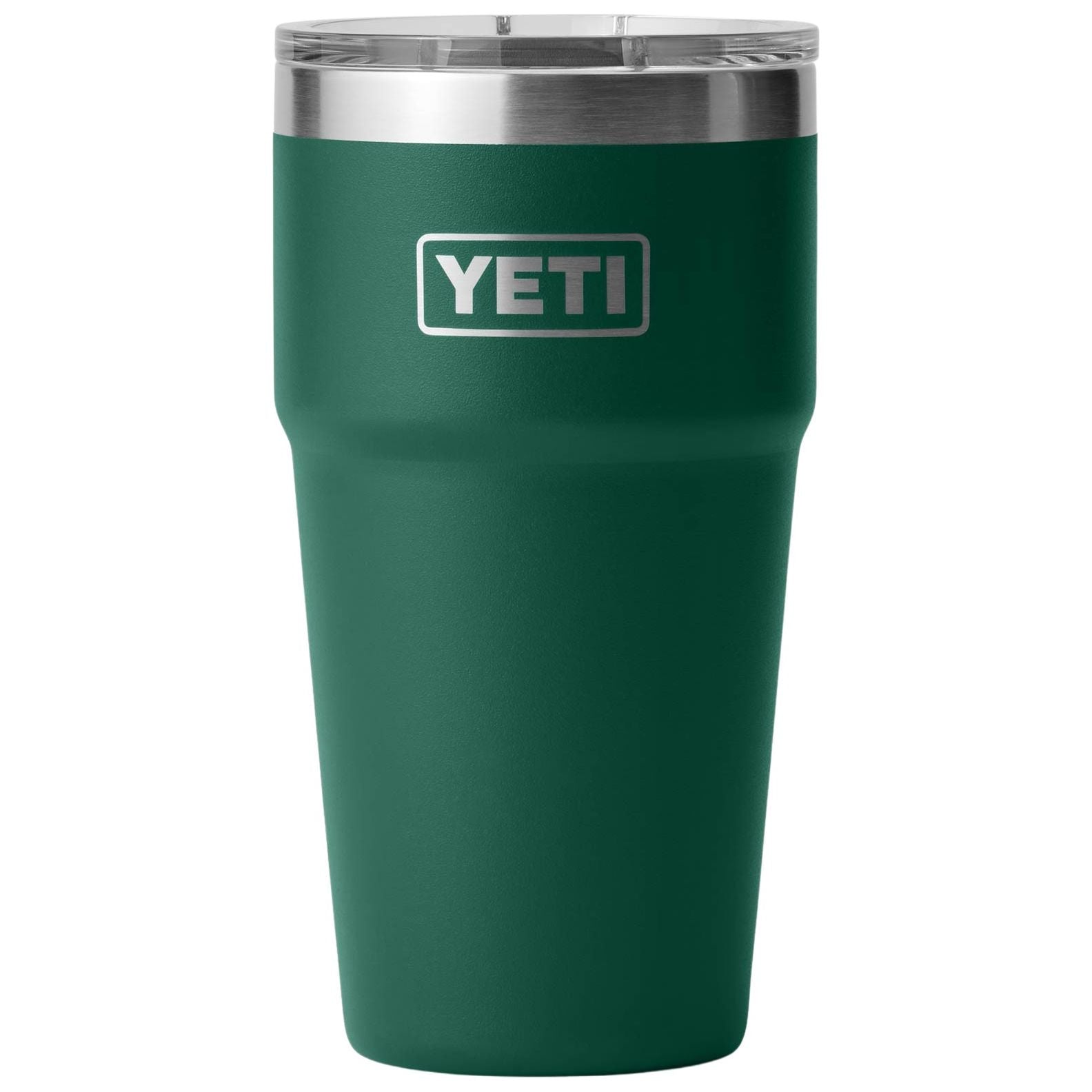 YETI Rambler 20 oz Stackable Cup with MagSlider Lid Black Forest Green Image 01