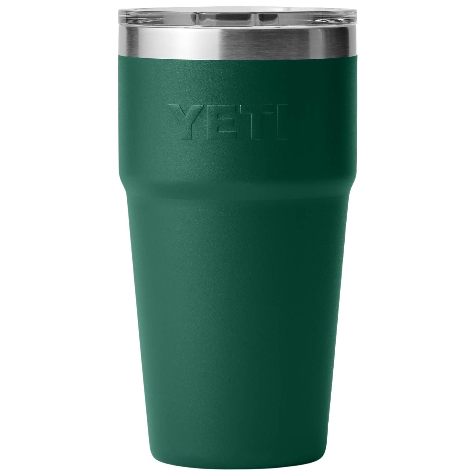 YETI Rambler 20 oz Stackable Cup with MagSlider Lid Black Forest Green Image 02