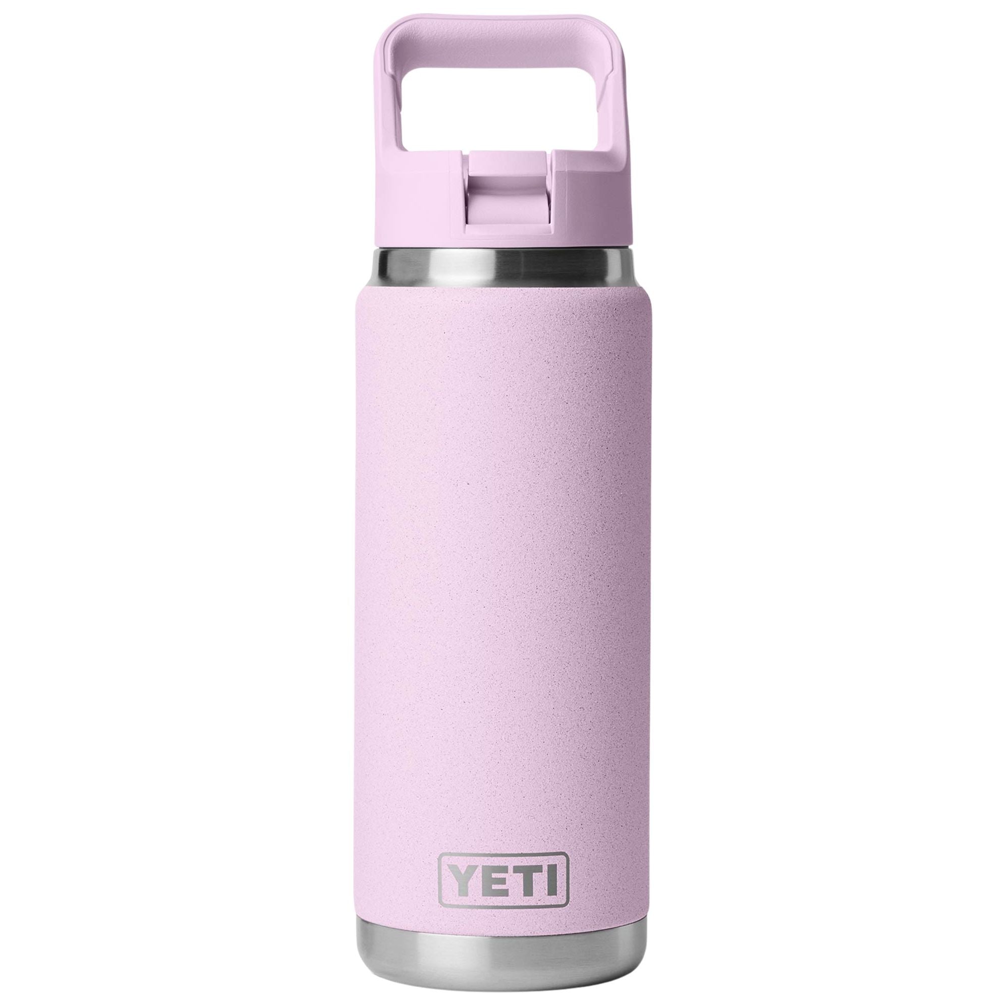 YETI Rambler 26 oz Bottle with Color-Matched Straw Cap Cherry Blossom Image 01