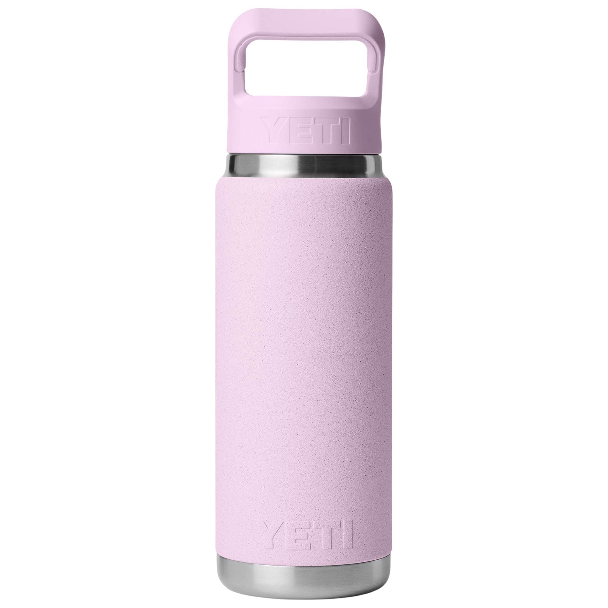 YETI Rambler 26 oz Bottle with Color-Matched Straw Cap Cherry Blossom Image 02