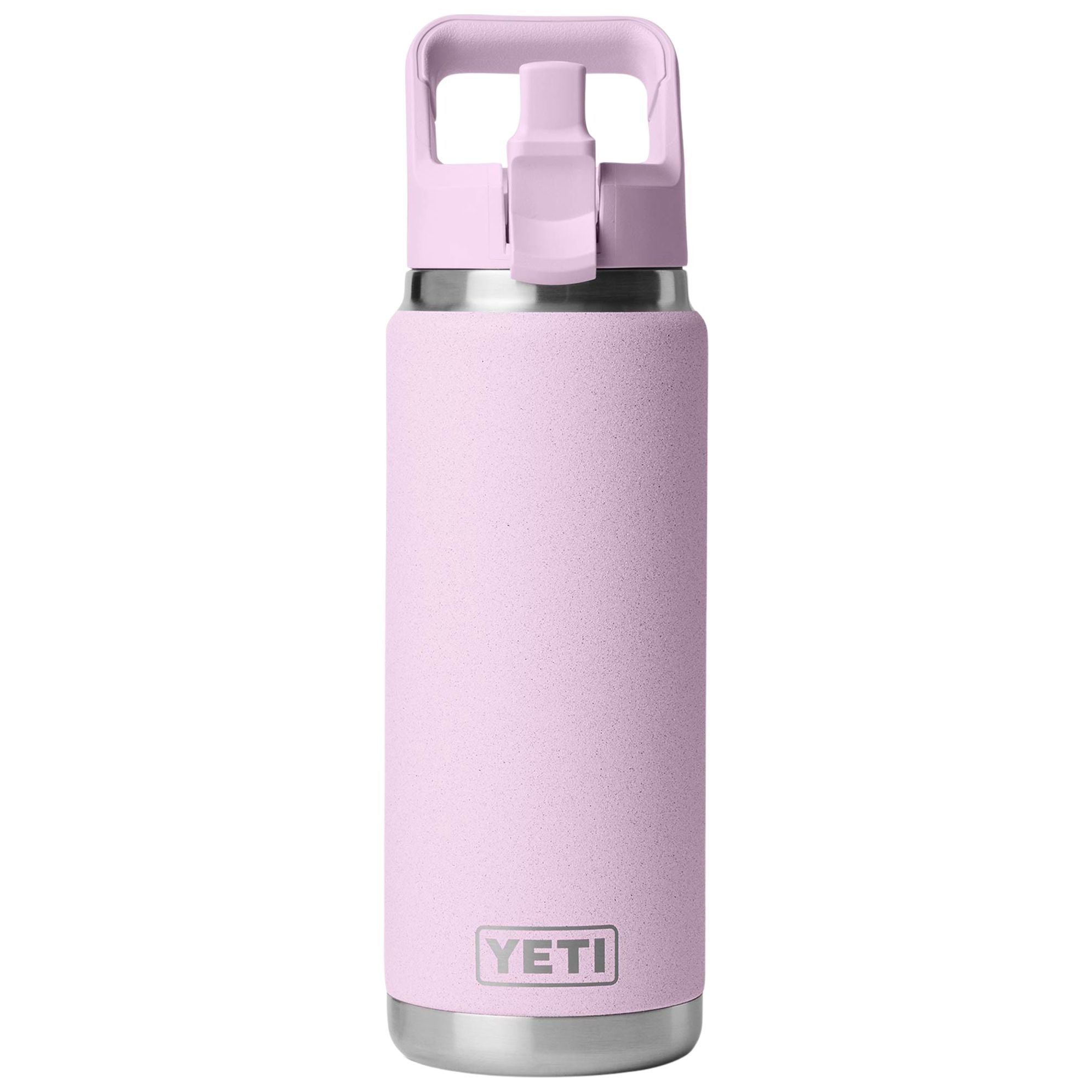YETI Rambler 26 oz Bottle with Color-Matched Straw Cap Cherry Blossom Image 04