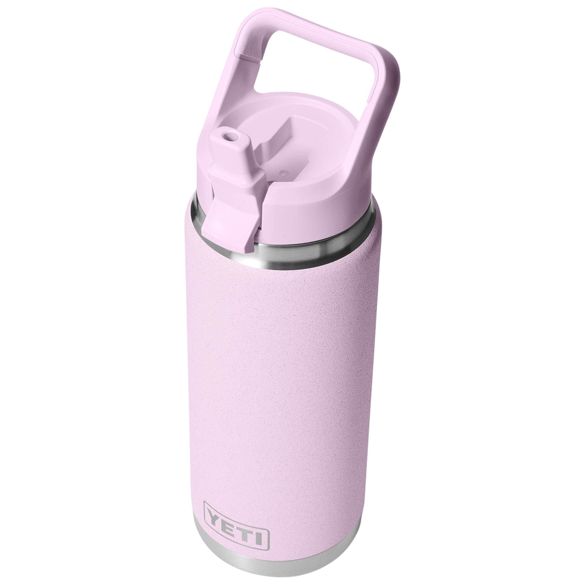 YETI Rambler 26 oz Bottle with Color-Matched Straw Cap Cherry Blossom Image 05