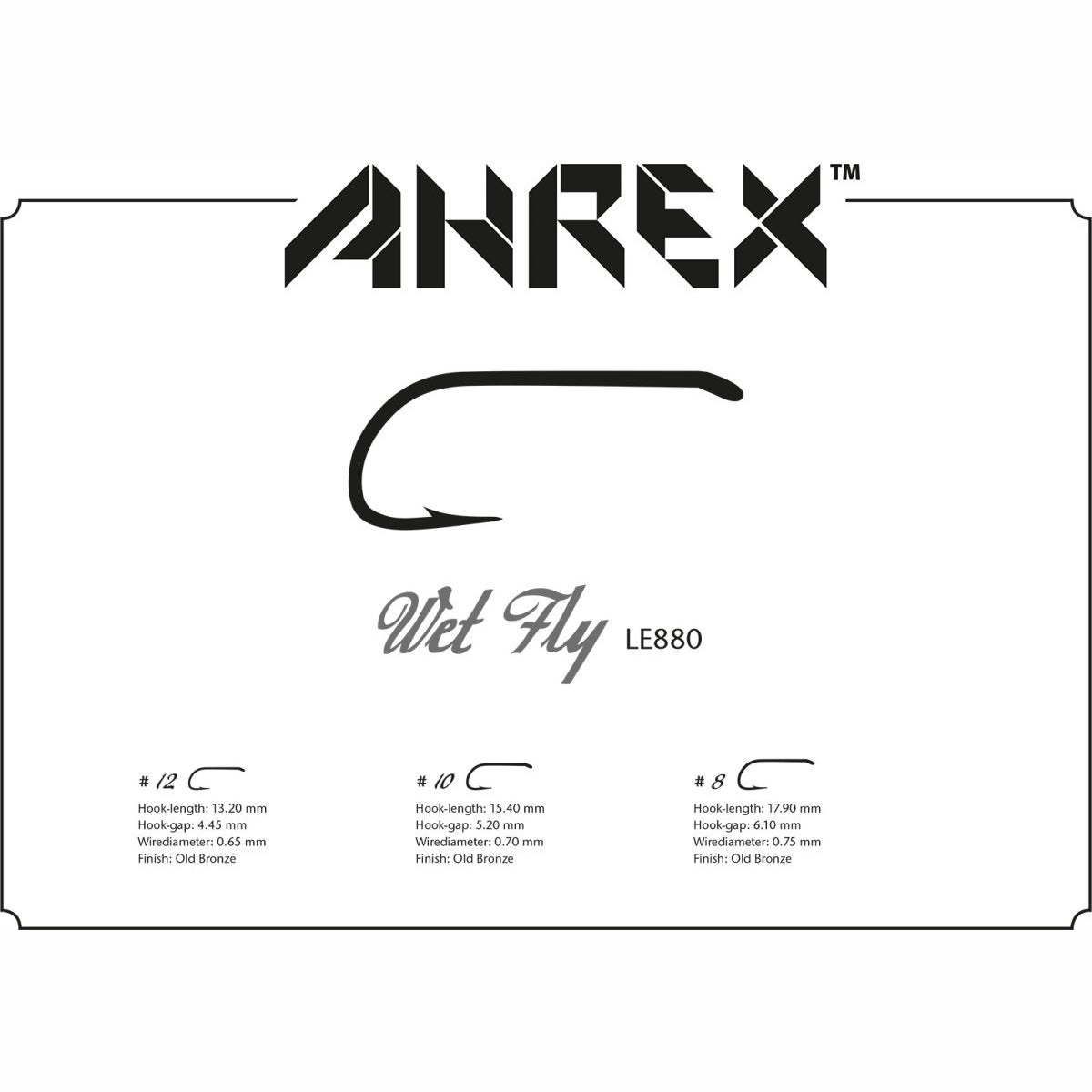 Ahrex LE880 Legacy Wet Fly Hook
