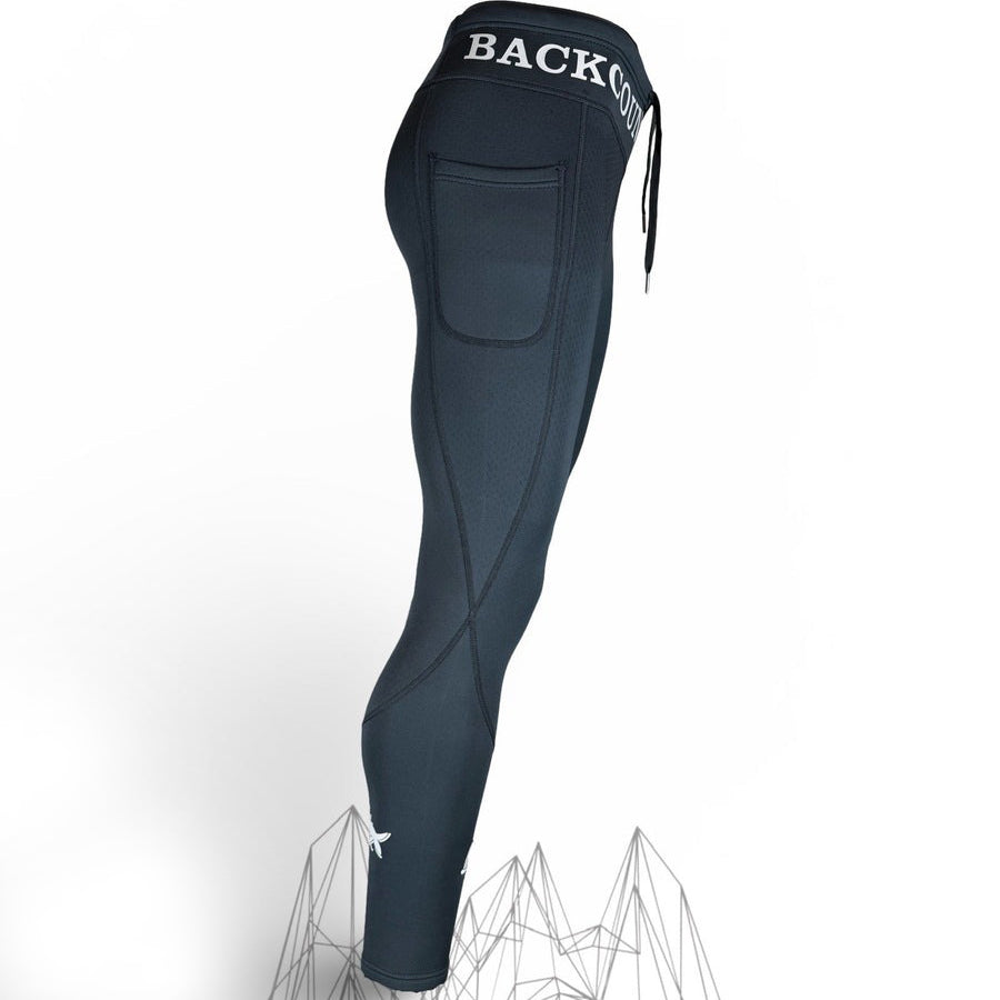 Backcountry Skinz AIRBLITZ Pitch Black Perforated Neoprene Leggings - Unisex