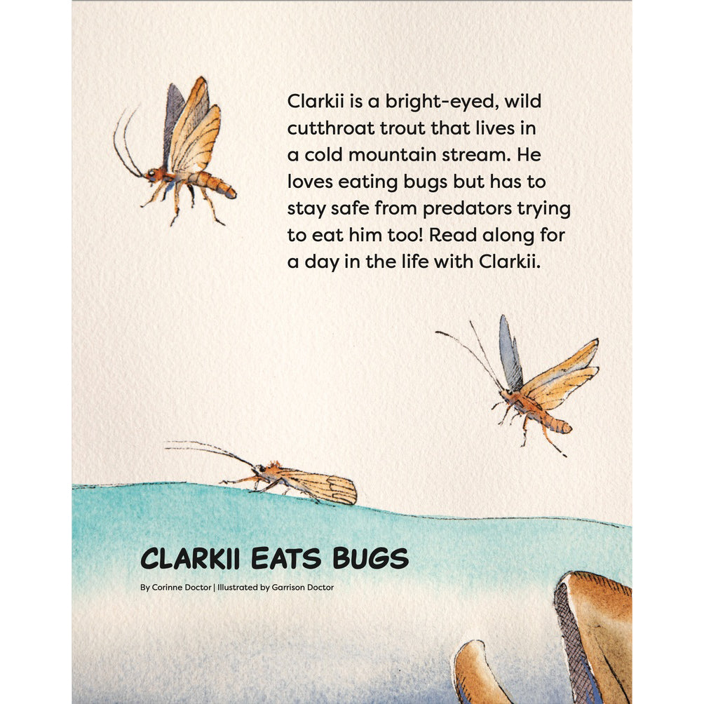 Clarkii Eats Bugs - Children's Book