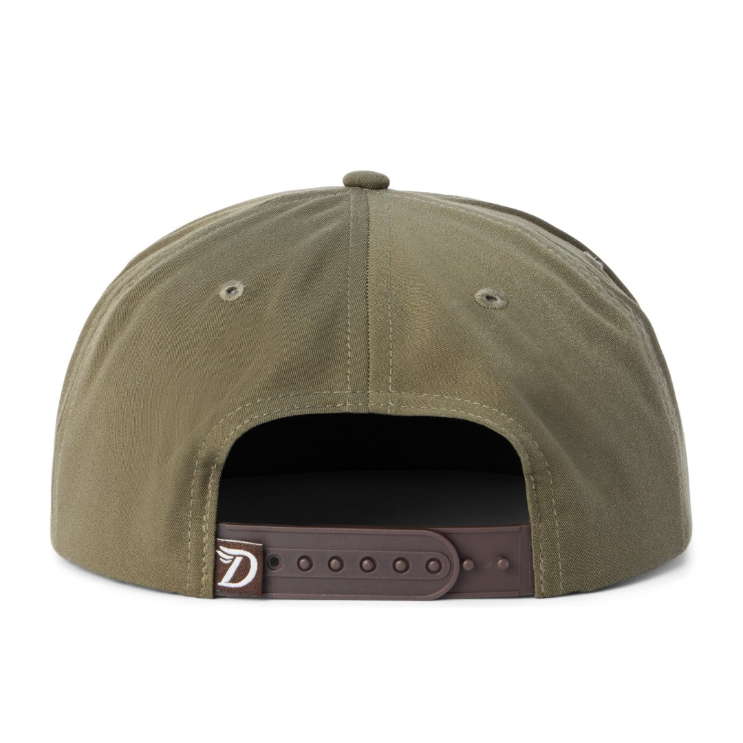 Duck Camp Grandpa Hat Brown Trout - Military Green