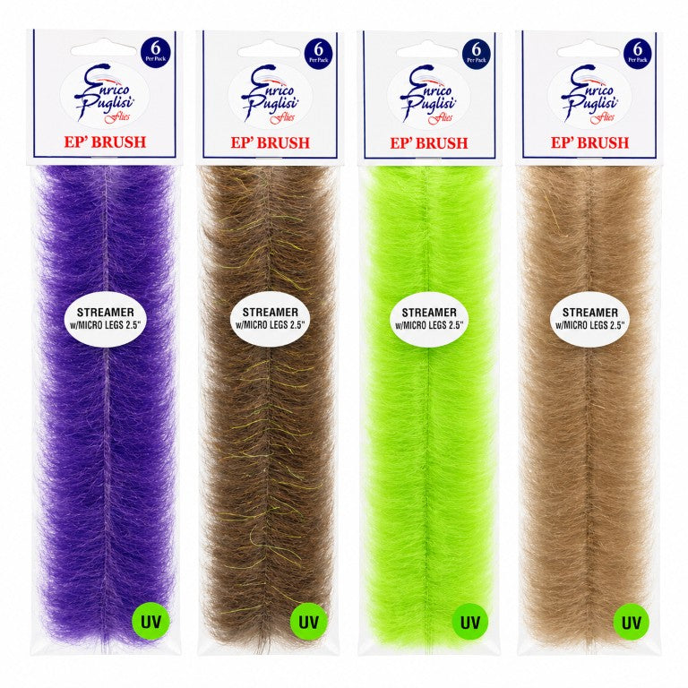 EP Streamer Brush with Micro Legs - 2.5" (6pk)