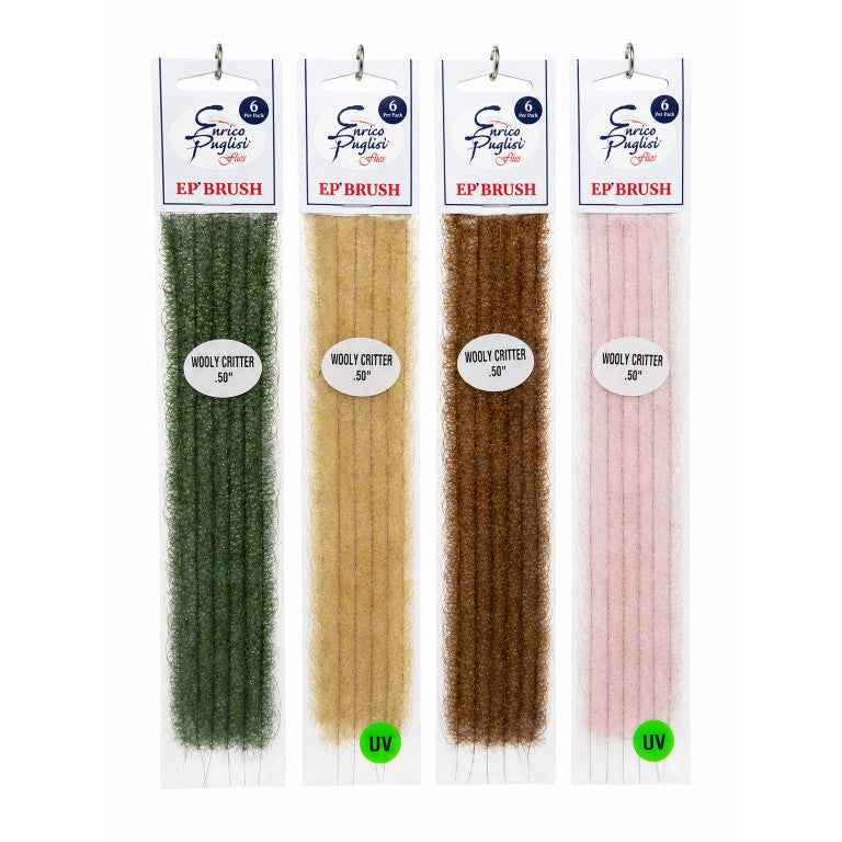 EP Woolly Critter Brush - 0.5" (6pk)