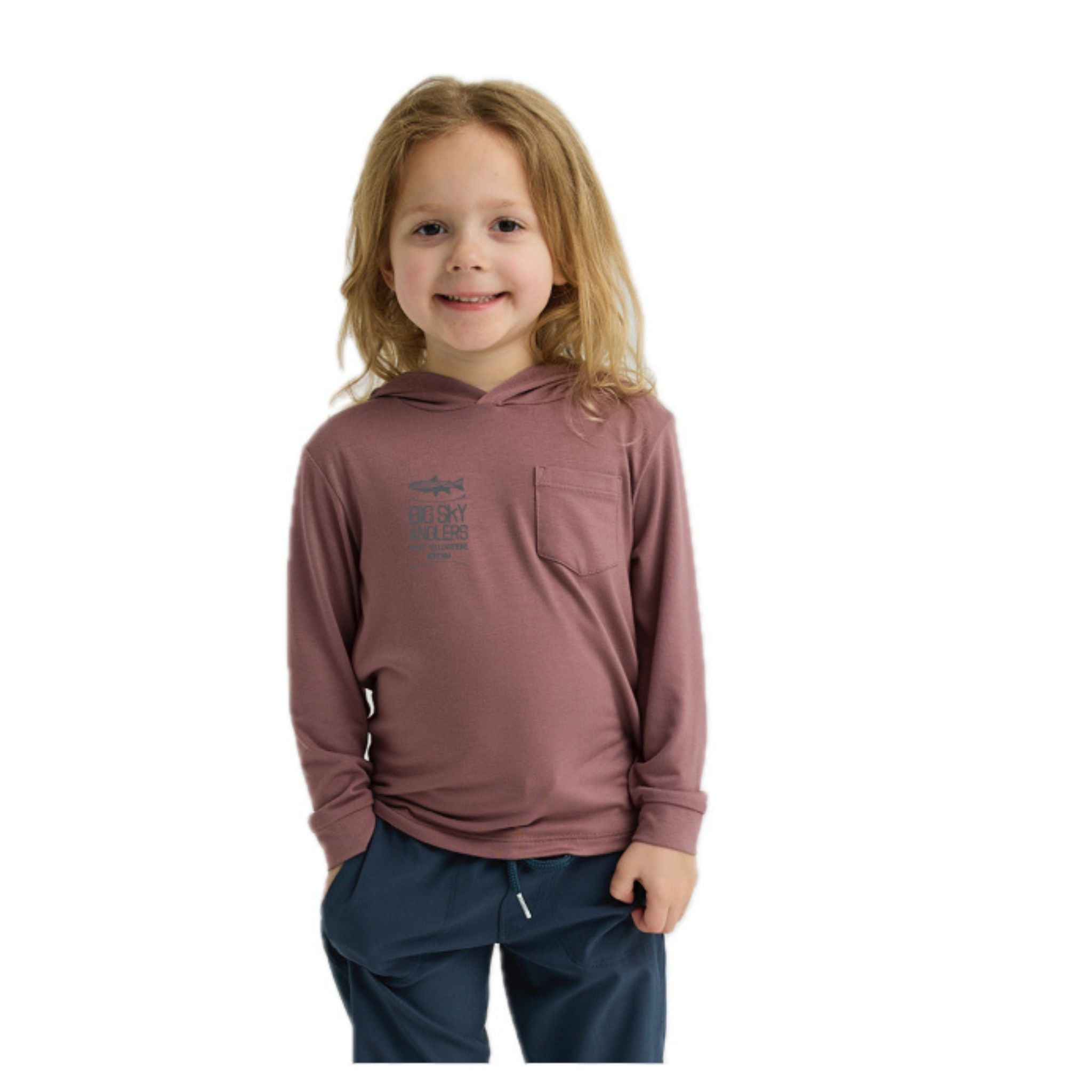 Free Fly BSA Logo Toddler Bamboo Shade Hoodie