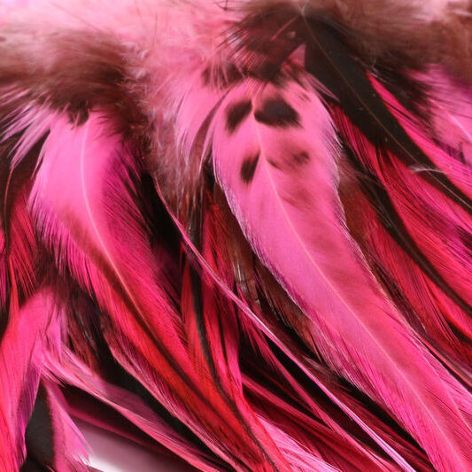 Hareline Badger Saddle Hackle 5-7 inch