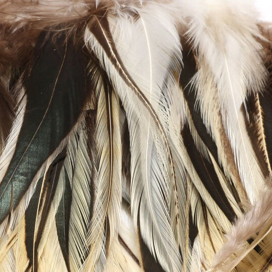 Hareline Badger Saddle Hackle 5-7 inch
