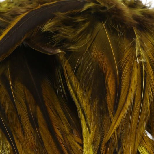 Hareline Badger Saddle Hackle 5-7 inch