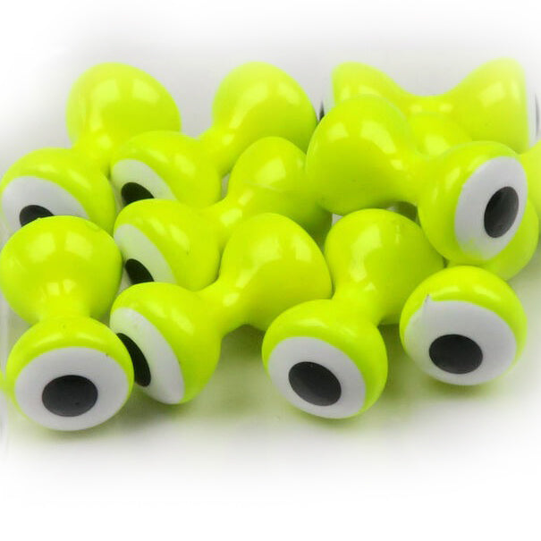 Hareline Double Pupil Brass Eyes