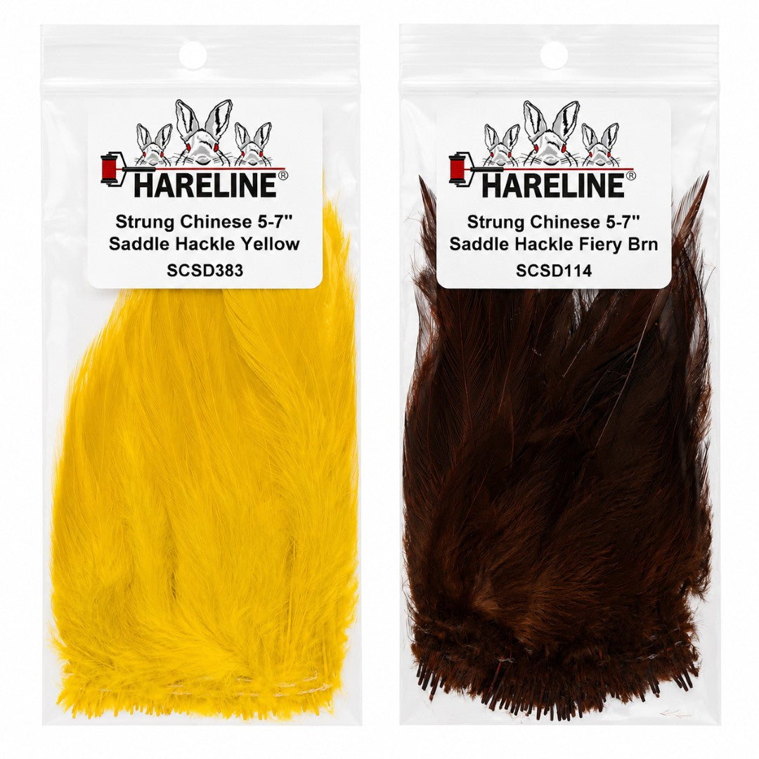 Hareline Strung Chinese 5-7 inch Saddle
