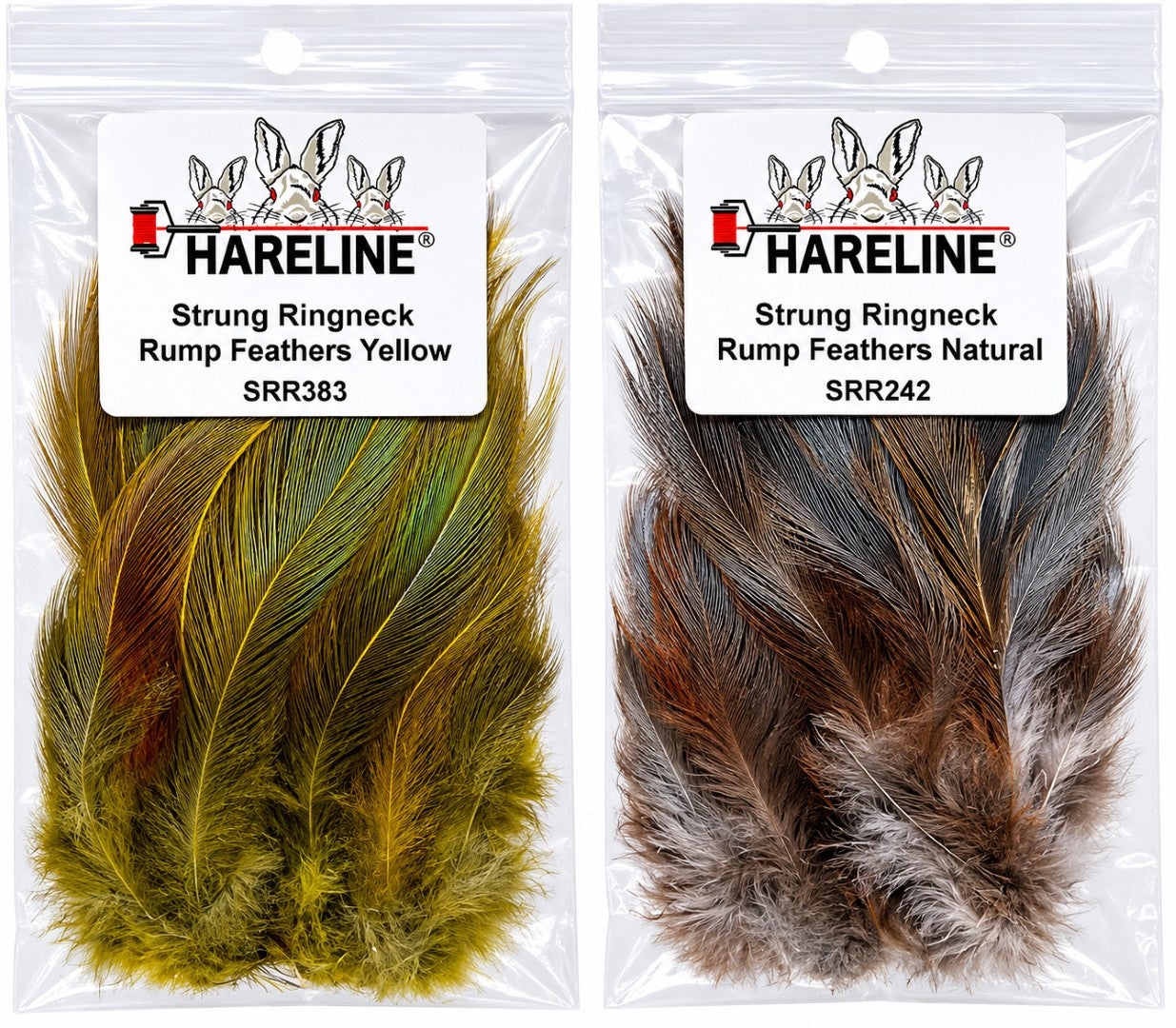 Hareline Strung Ringneck Pheasant Rump Feathers