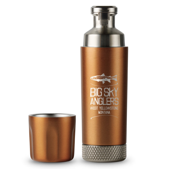 High Camp Flasks BSA Classic Logo Torch 9oz Flip Lid Flask