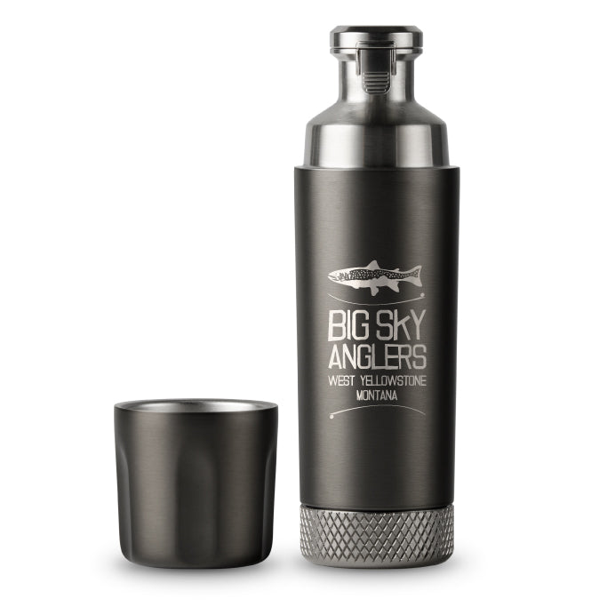 High Camp Flasks BSA Classic Logo Torch 9oz Flip Lid Flask