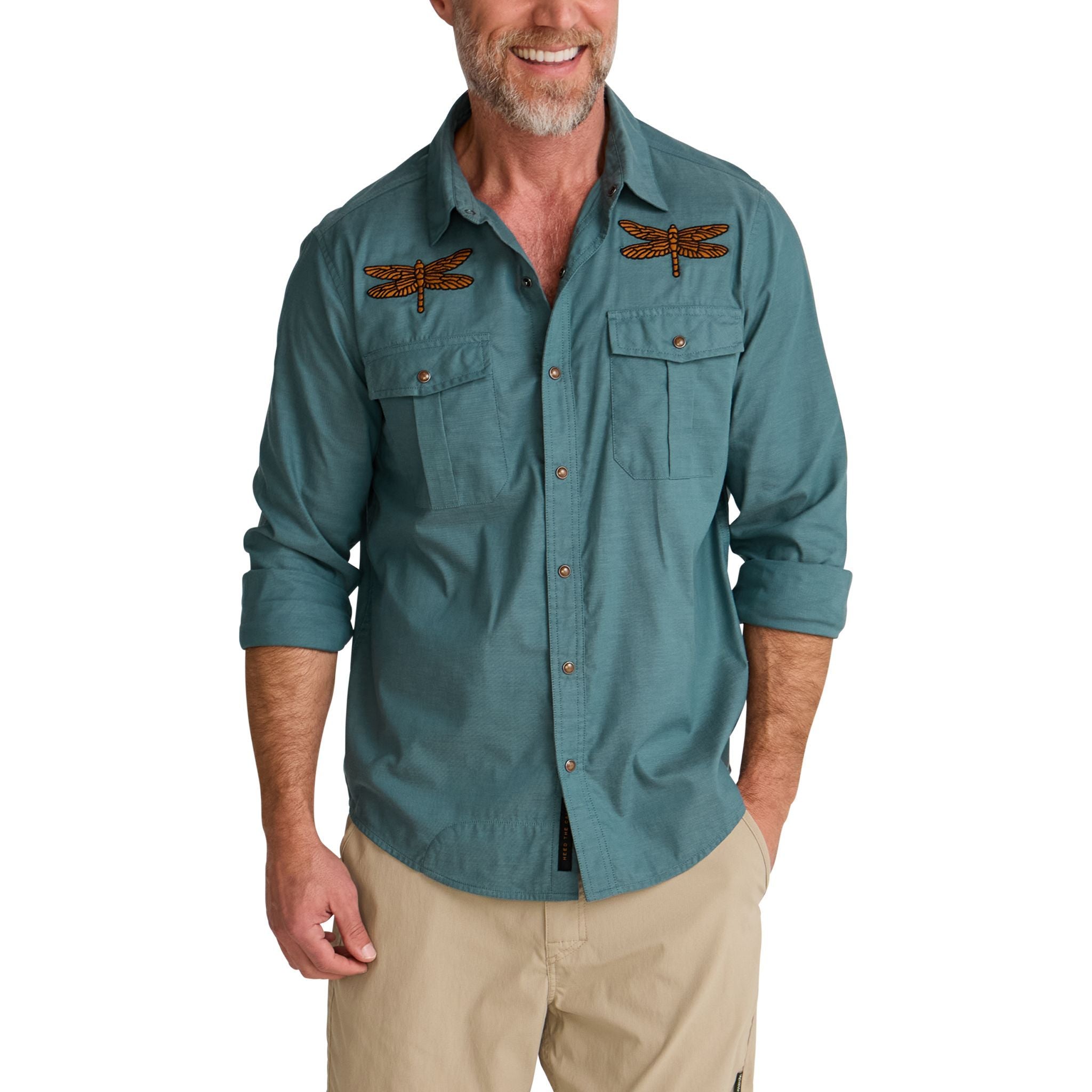 Howler Brothers Gaucho Snapshirt Enter the Dragons Image 06
