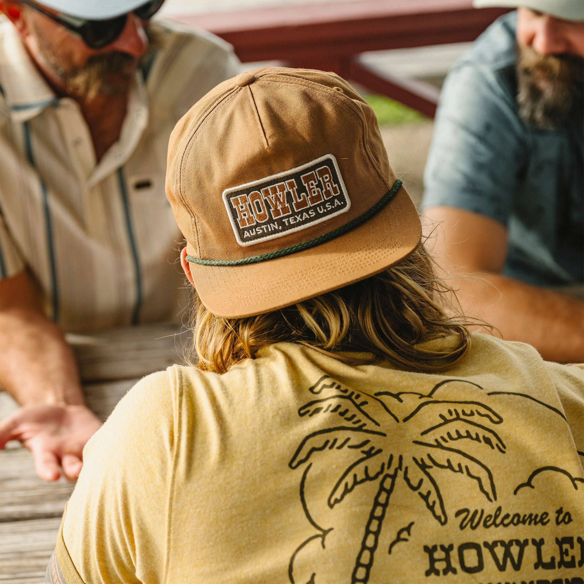 Howler Brothers Howler Slab Unstructured Snapback Hat Duck Brown Image 03