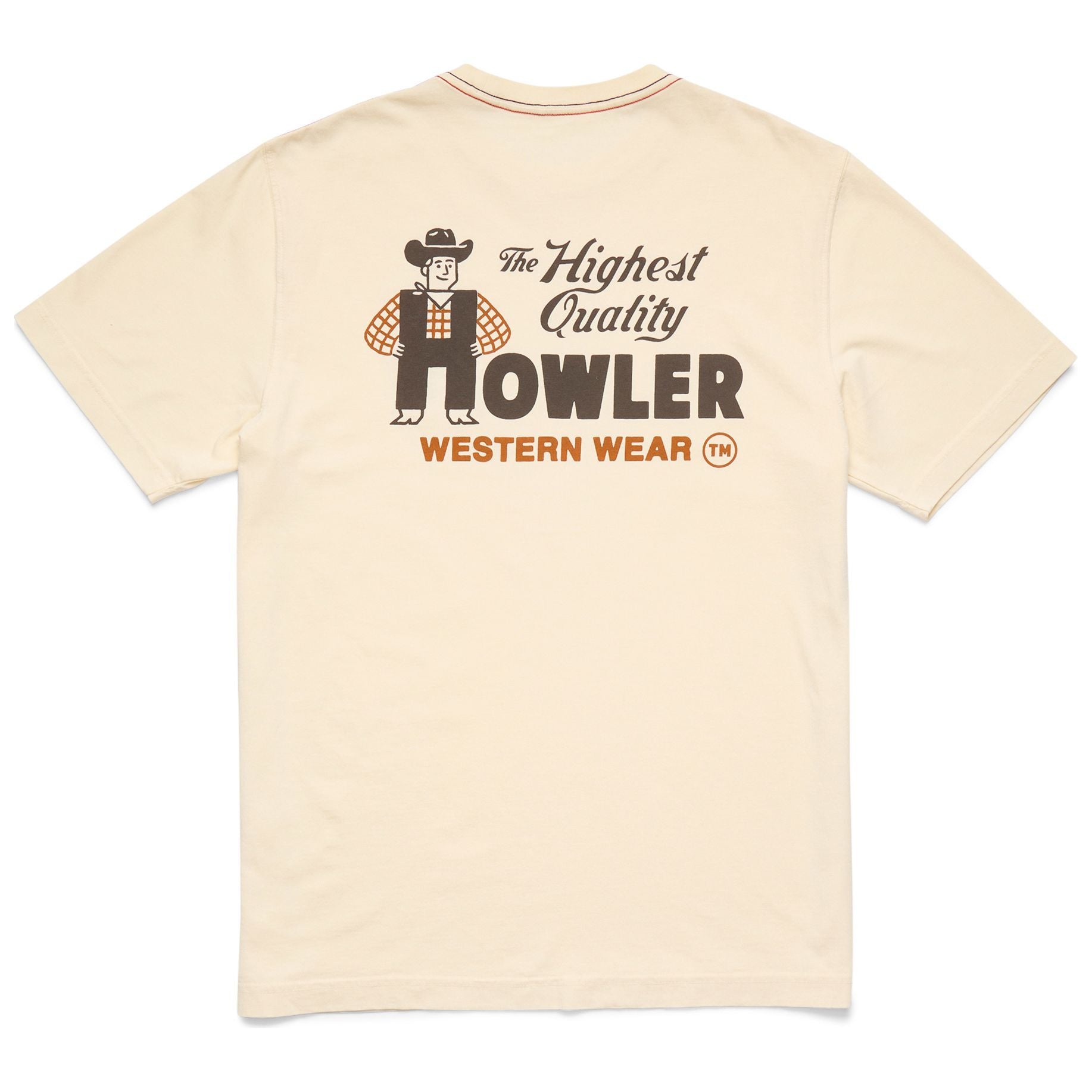 Howler Brothers Howler Western Wear Cotton T-Shirt Natural Image 01
