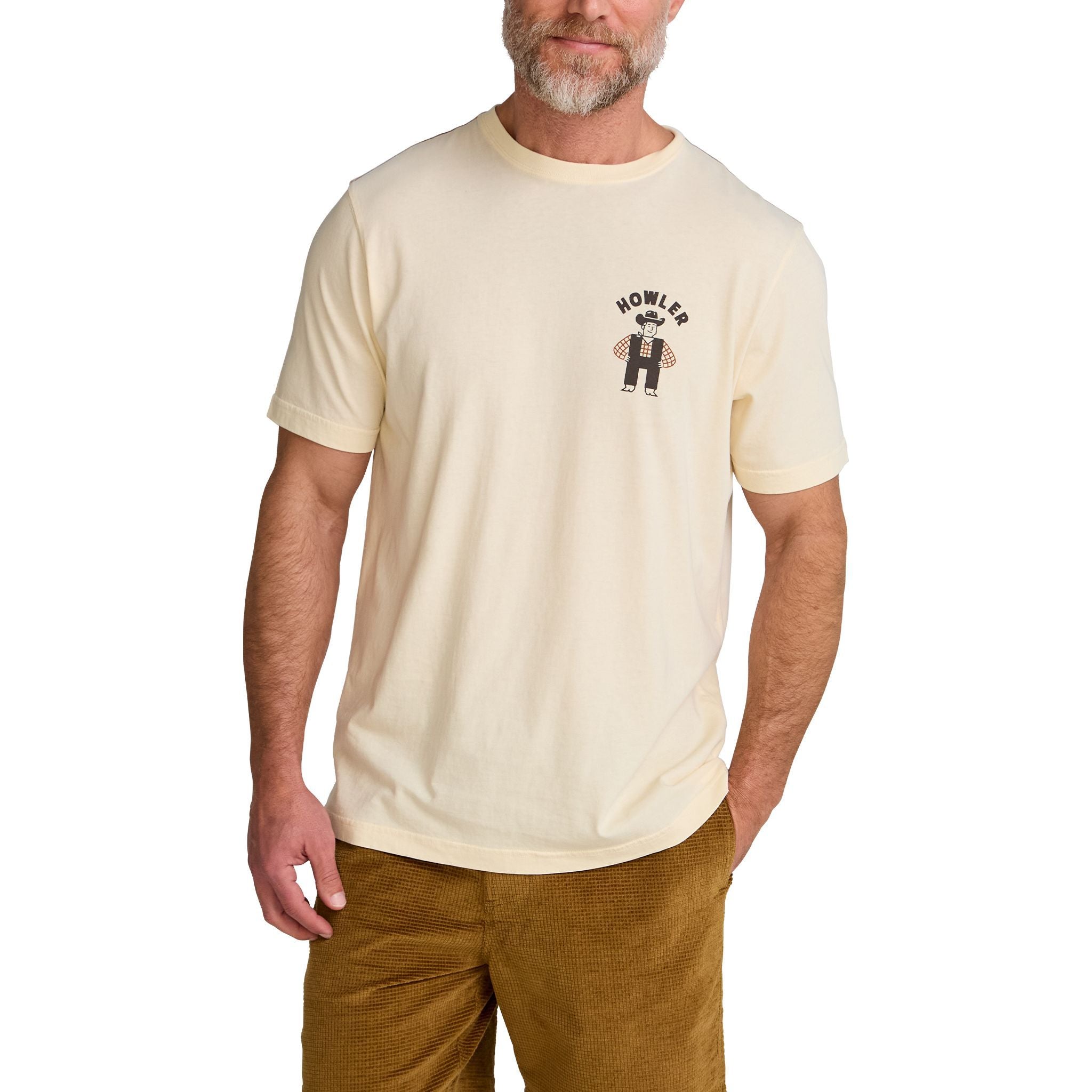 Howler Brothers Howler Western Wear Cotton T-Shirt Natural Image 02