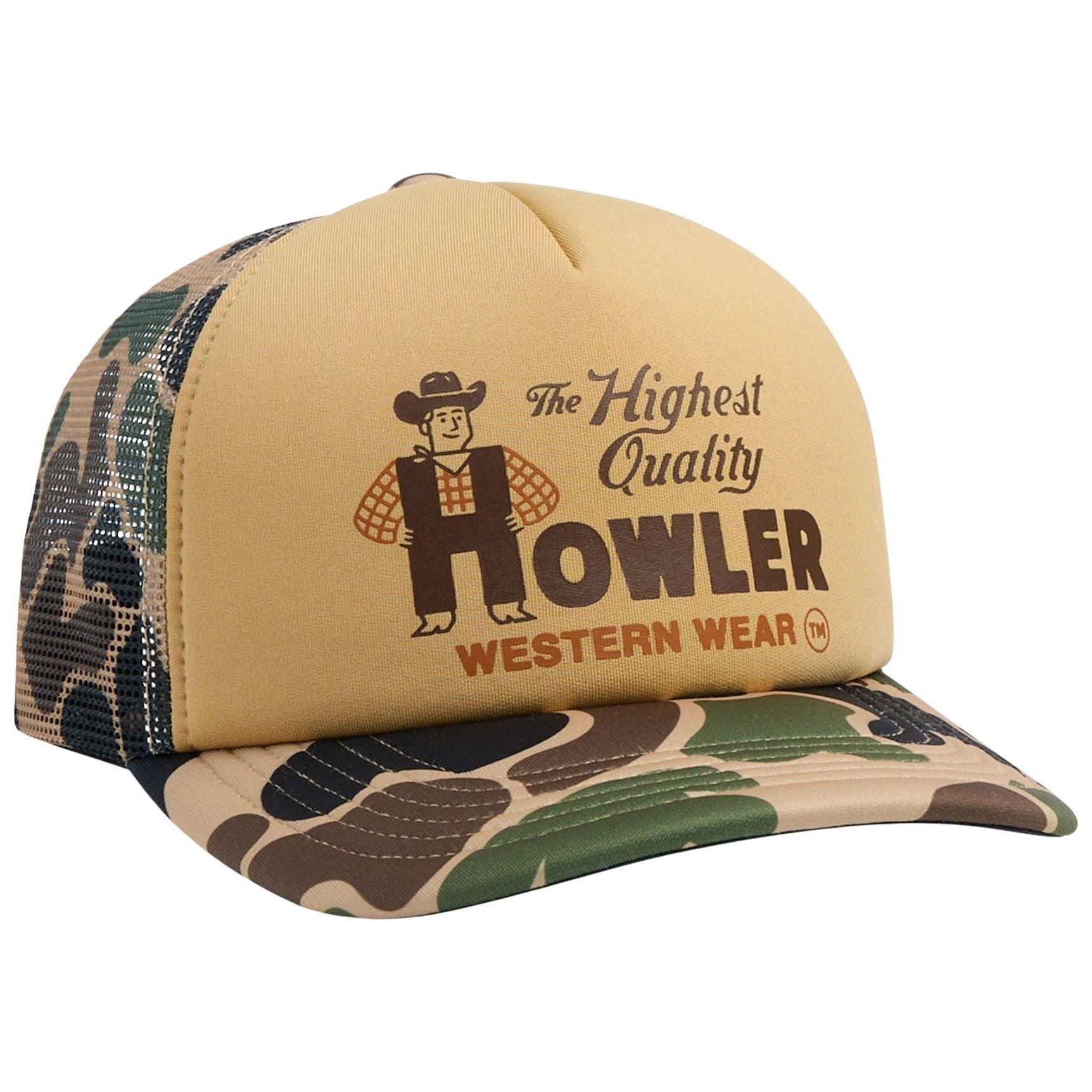 Howler Brothers Howler Western Wear Foam Dome Khaki / Camo Image 01