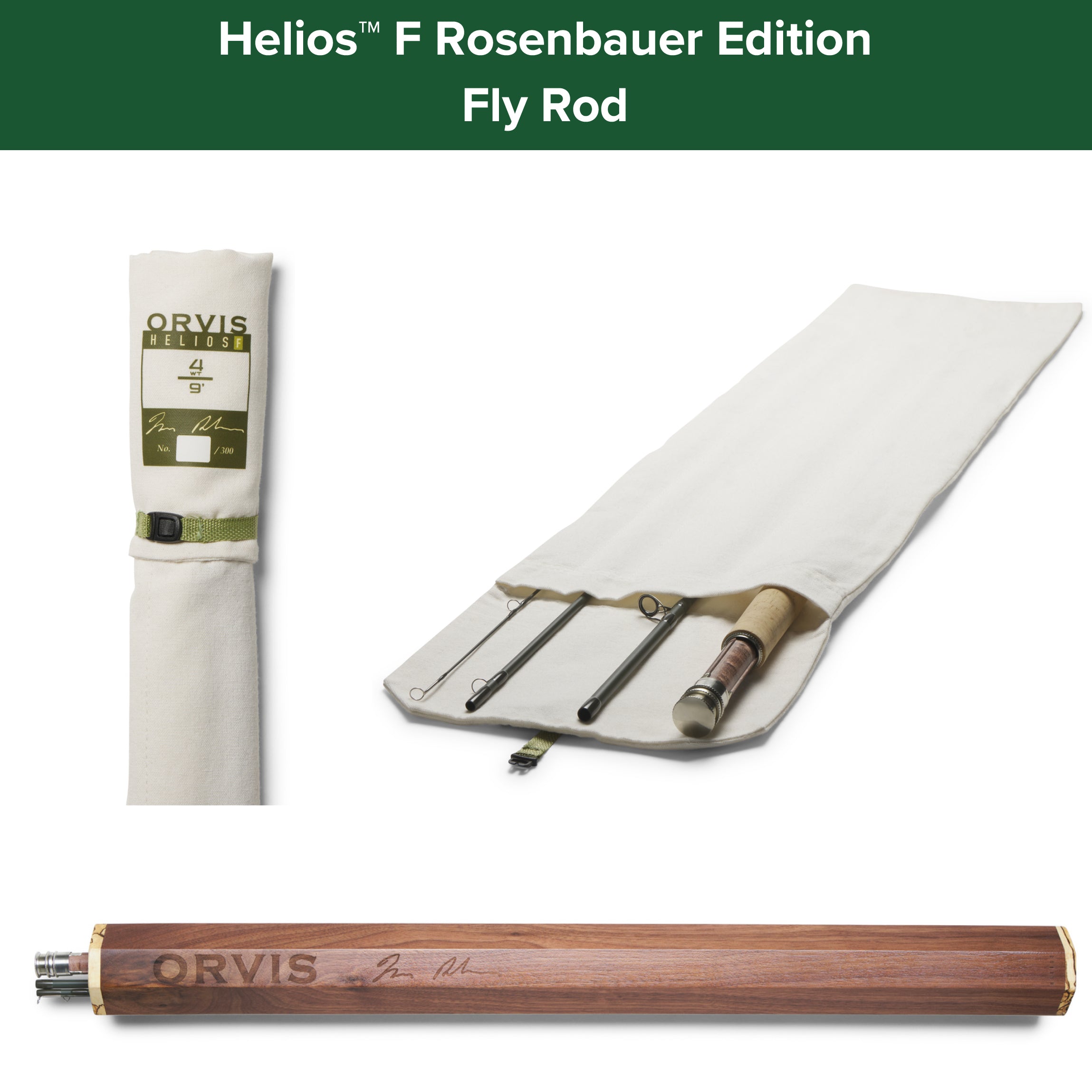 Orvis Tom Rosenbauer Edition Helios F 904-4 9'0" 4wt Fly Rod