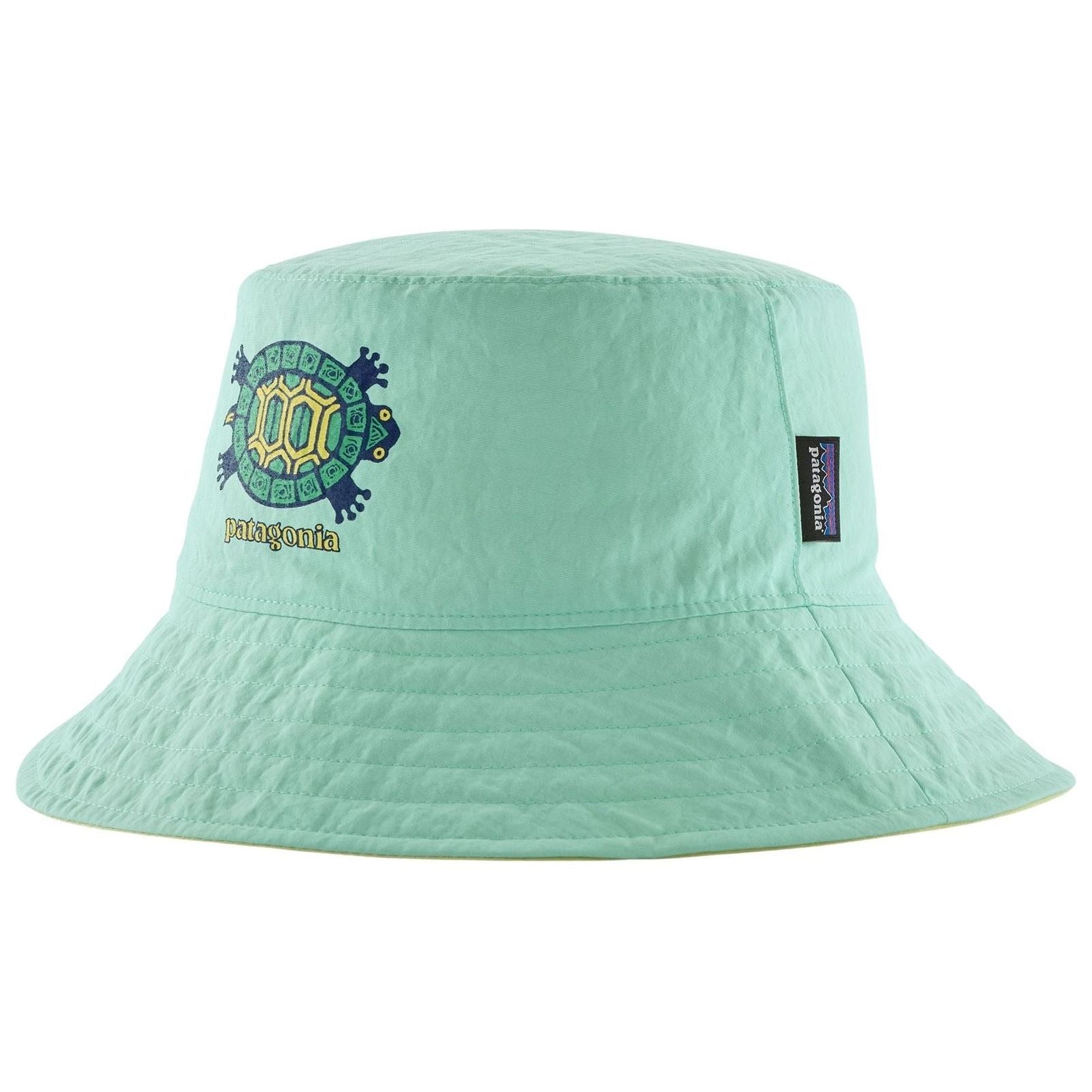Patagonia Kid's Reversible Bucket Hat Island Turtle: Early Teal Image 01