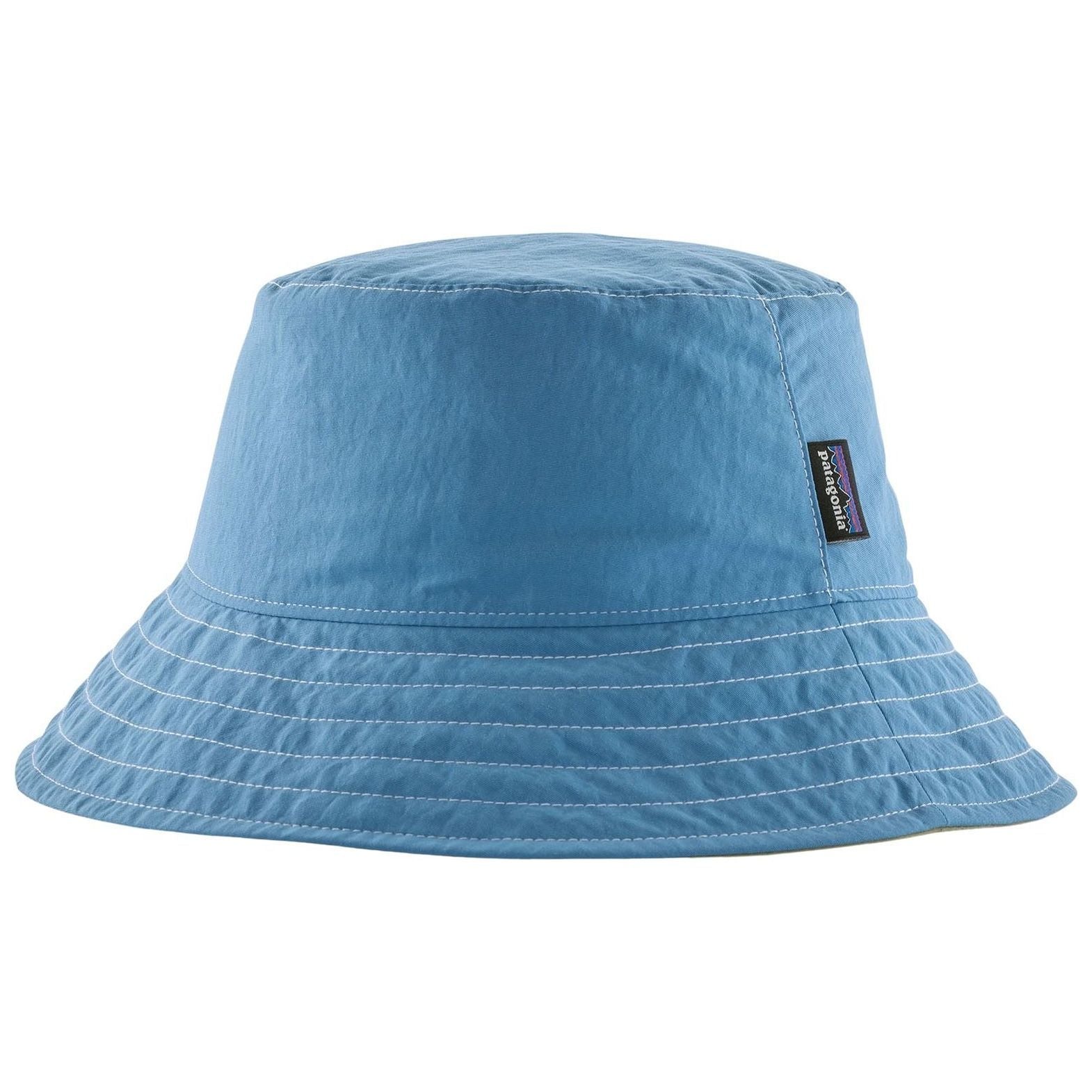 Patagonia Kid's Reversible Bucket Hat Shore Blue Image 01