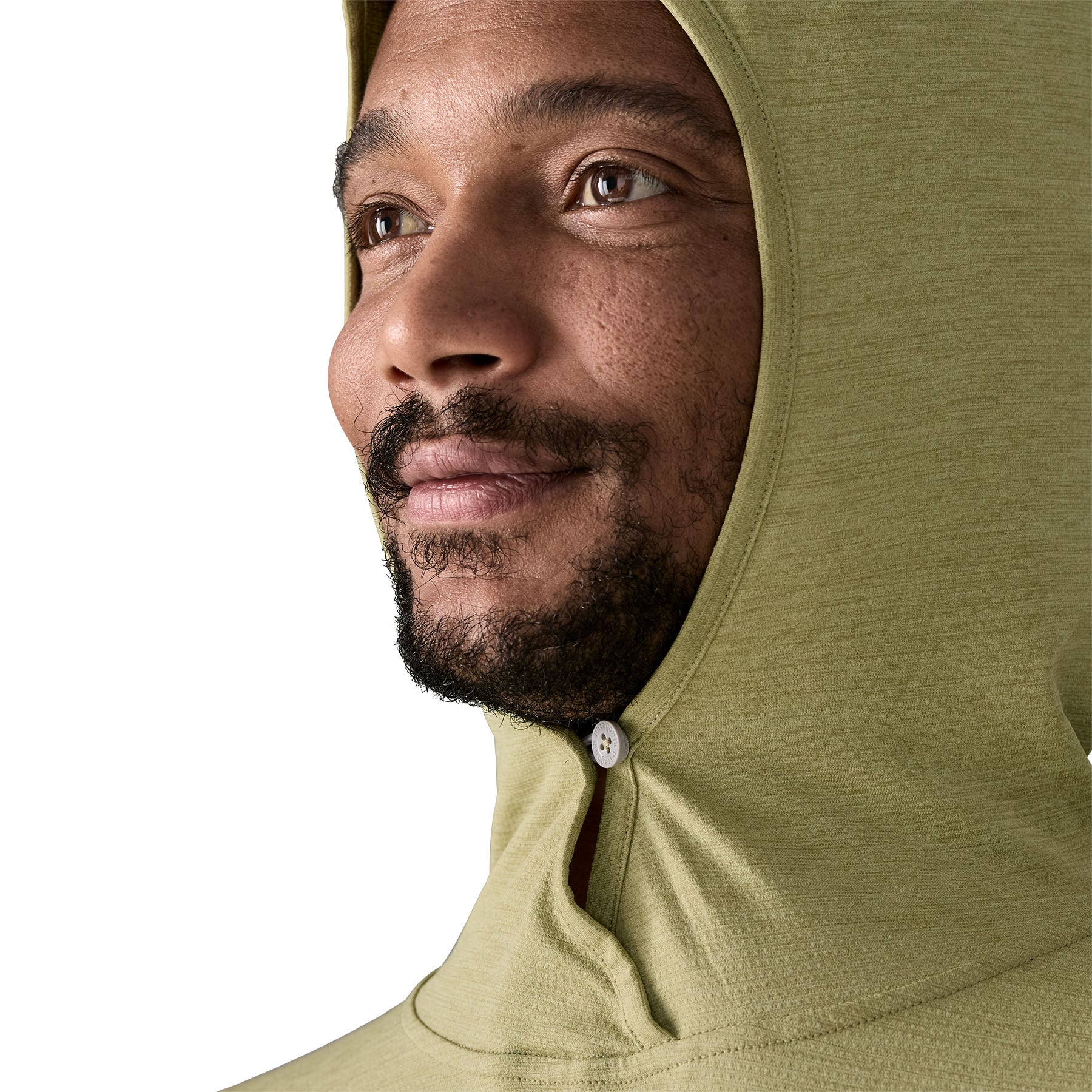 Patagonia Men's Capilene Cool Sun Hoody Gumtree Green - Light Gumtree Green X-Dye Image 06