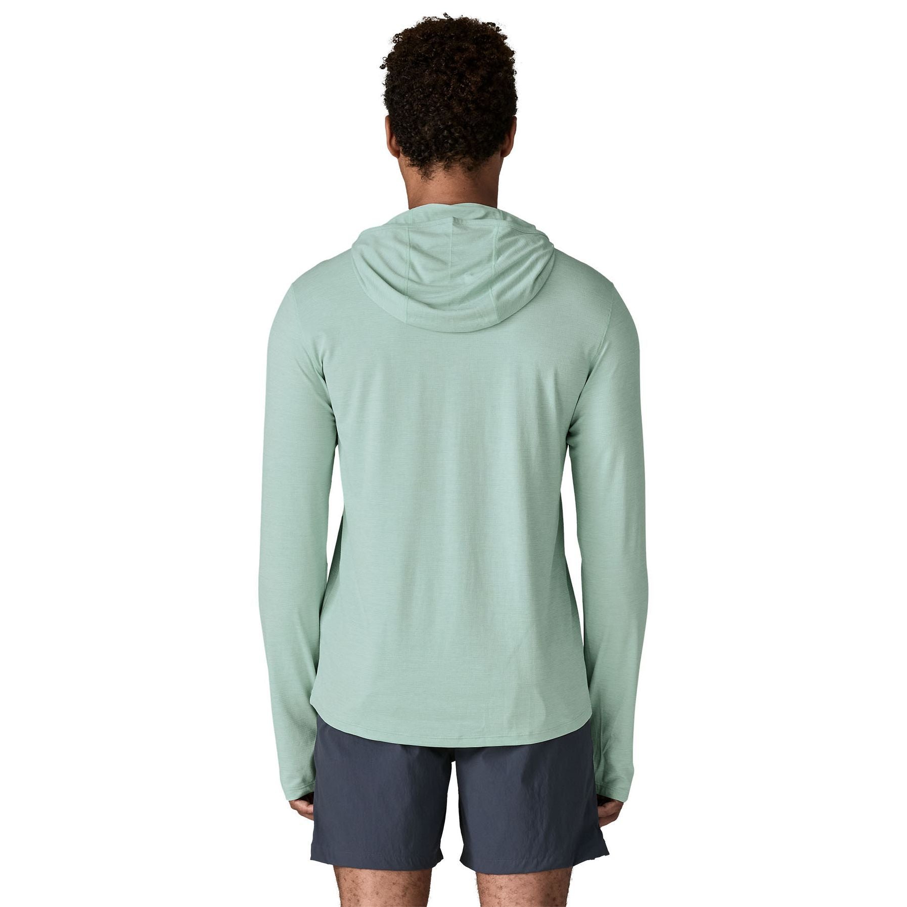 Patagonia Men's Capilene Cool Sun Hoody Thermal Blue - Thin Ice X-Dye Image 05