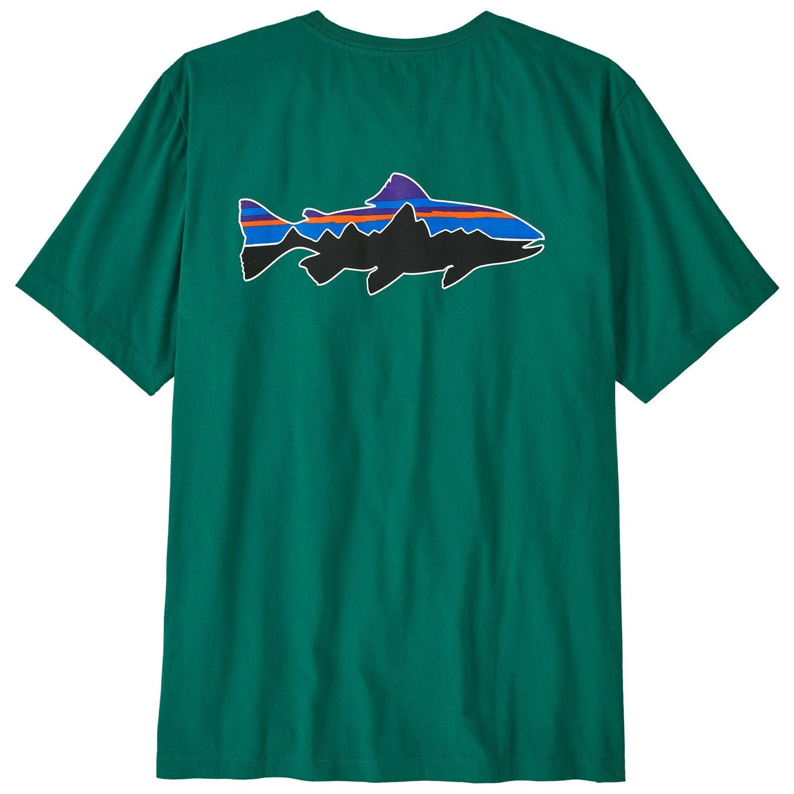 Patagonia Men's Fitz Roy Trout T-Shirt Gem Green