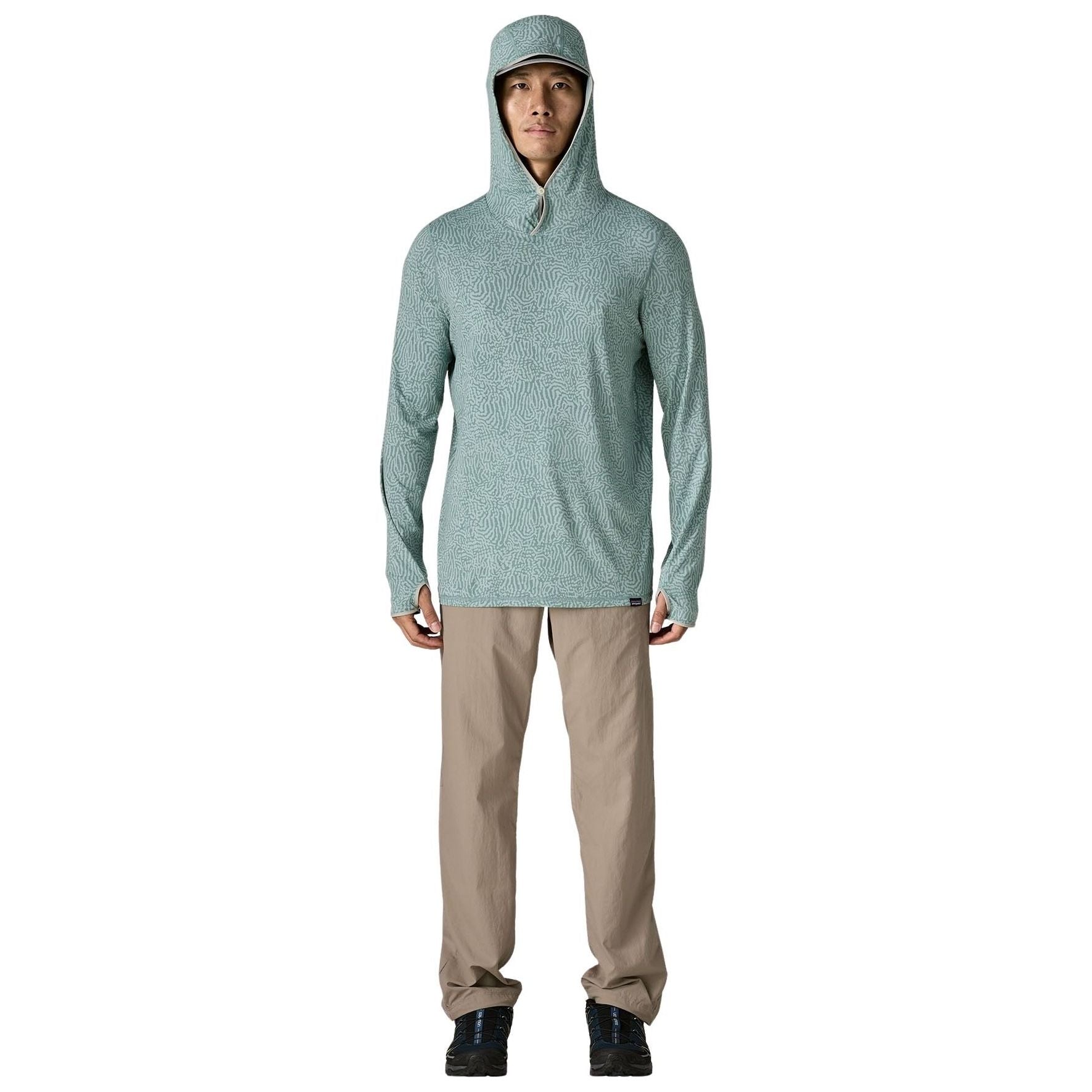Patagonia Men's Tropic Comfort Natural Hoody Sea Run: Blue Sage