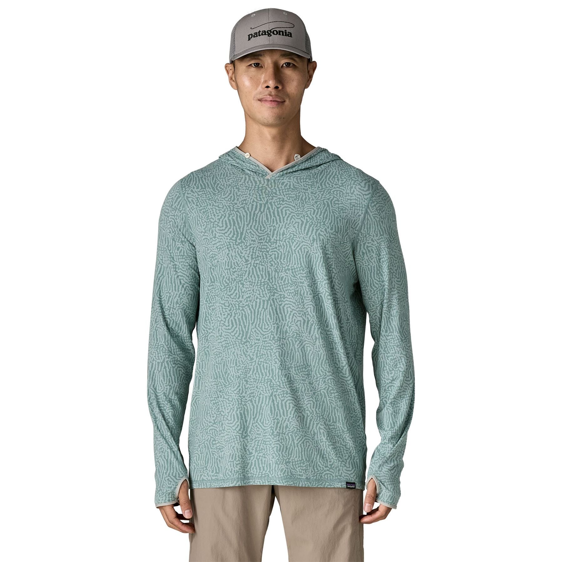 Patagonia Men's Tropic Comfort Natural Hoody Sea Run: Blue Sage