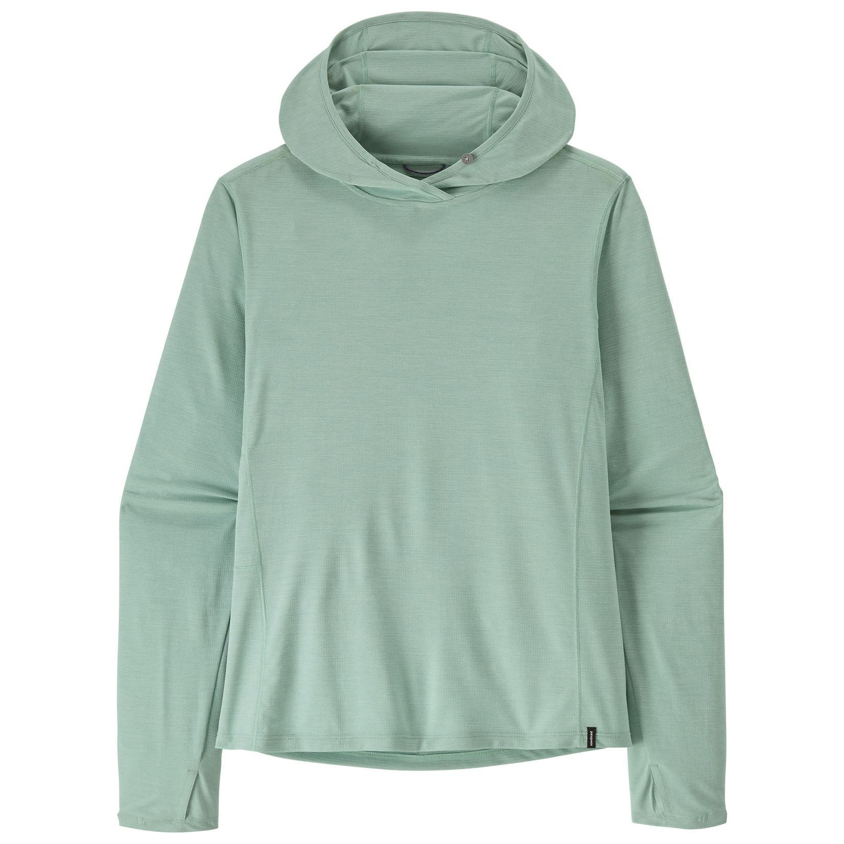 Patagonia Women's Capilene Cool Sun Hoody Thermal Blue - Thin Ice X-Dye Image 01