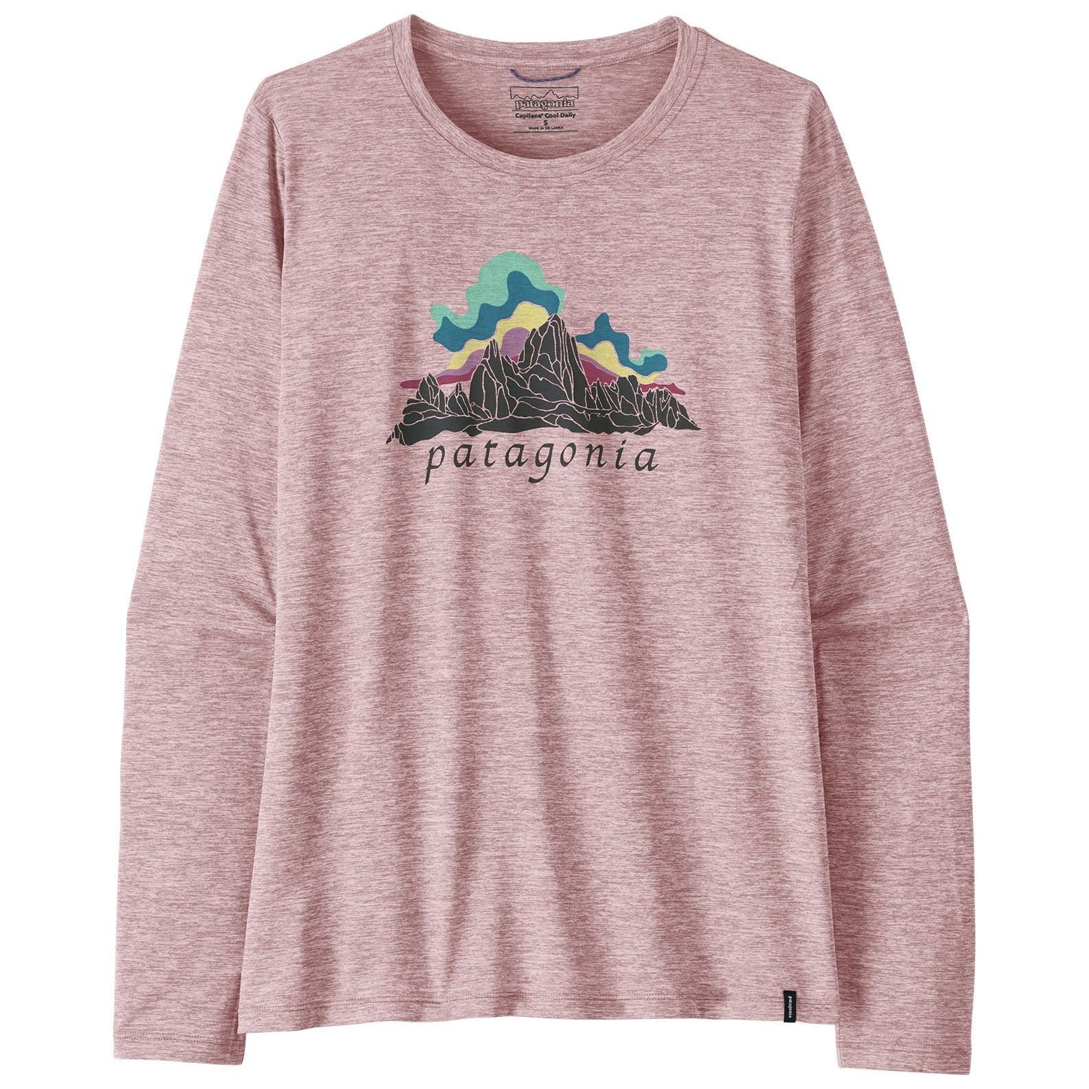 Patagonia Women's Long-Sleeved Capilene Cool Daily Shirt - Fitz Roy Nimbus Quiet Violet Image 01