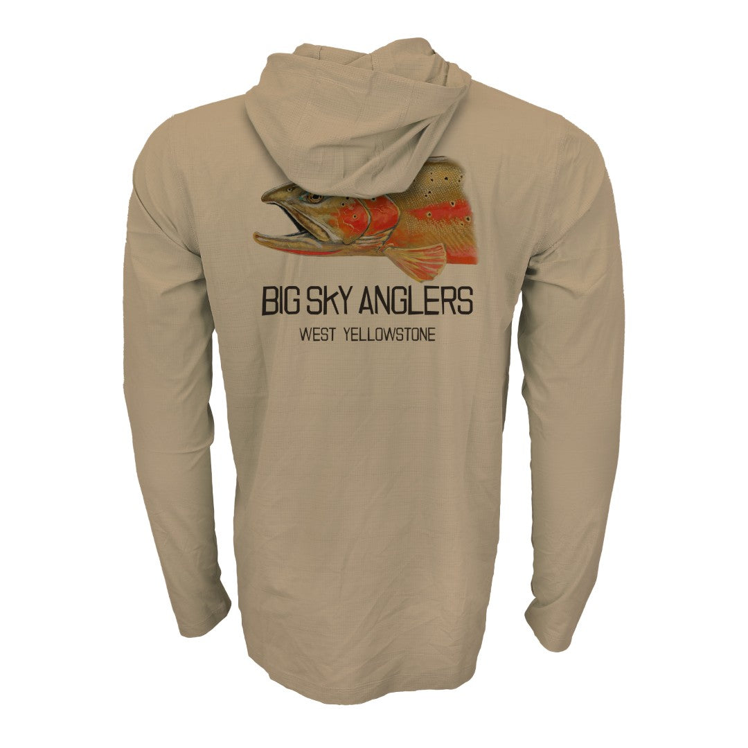 Rep Your Water x BSA Custom Flolite Sun Hoody - Yellowstone Cutthroat