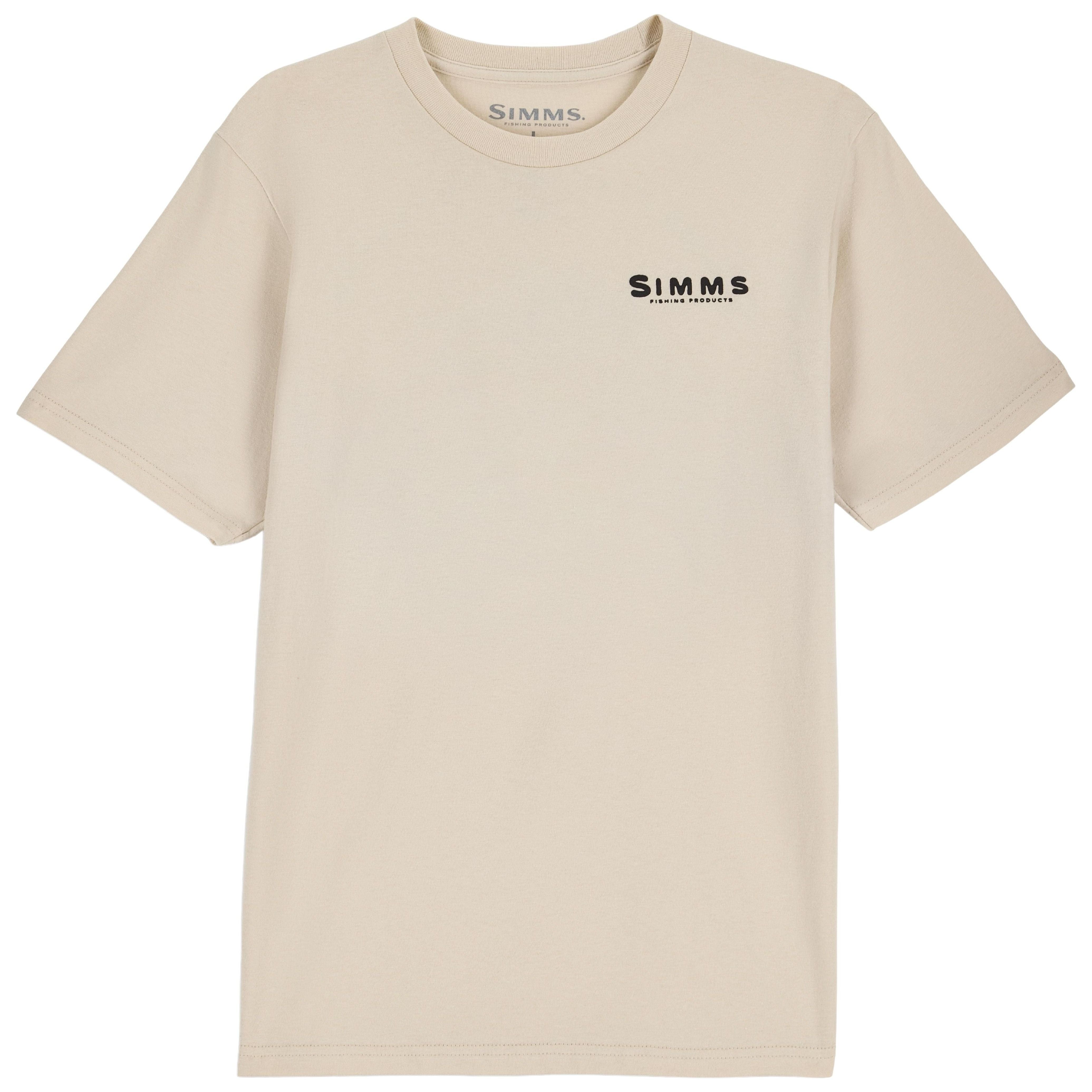 Simms Kid's Baited T-Shirt Natural Image 02