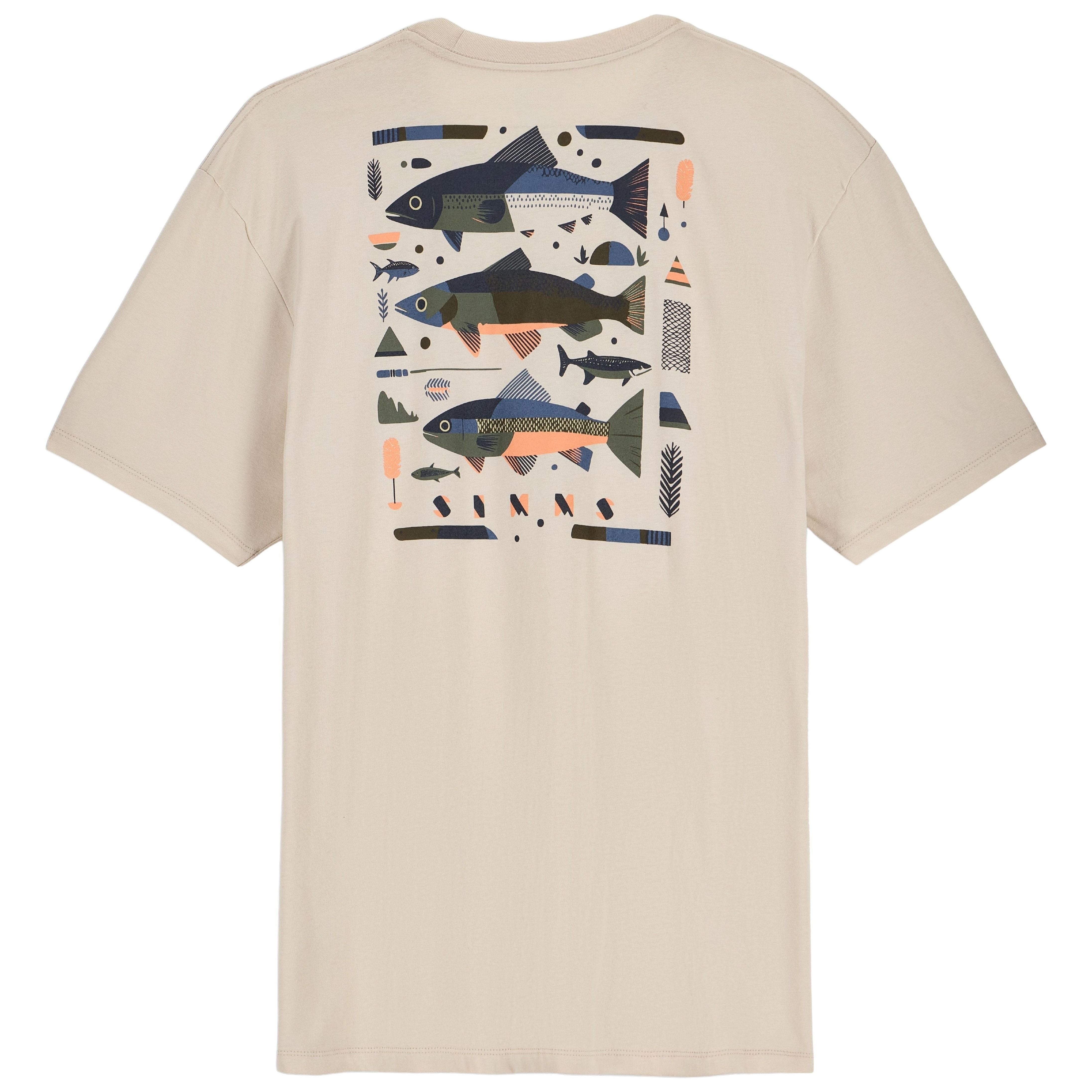 Simms Men's Char T-Shirt Natural Image 01