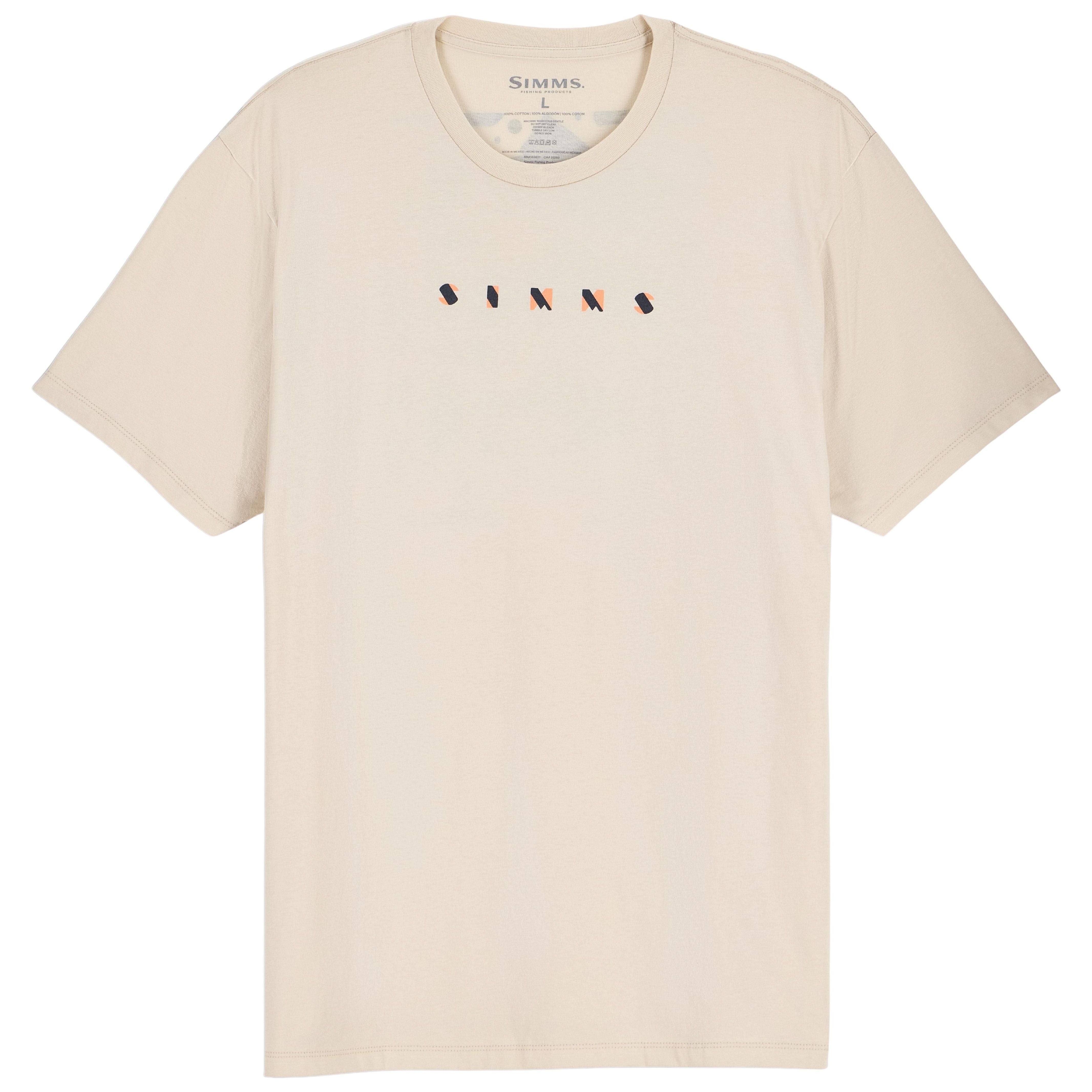 Simms Men's Char T-Shirt Natural Image 02