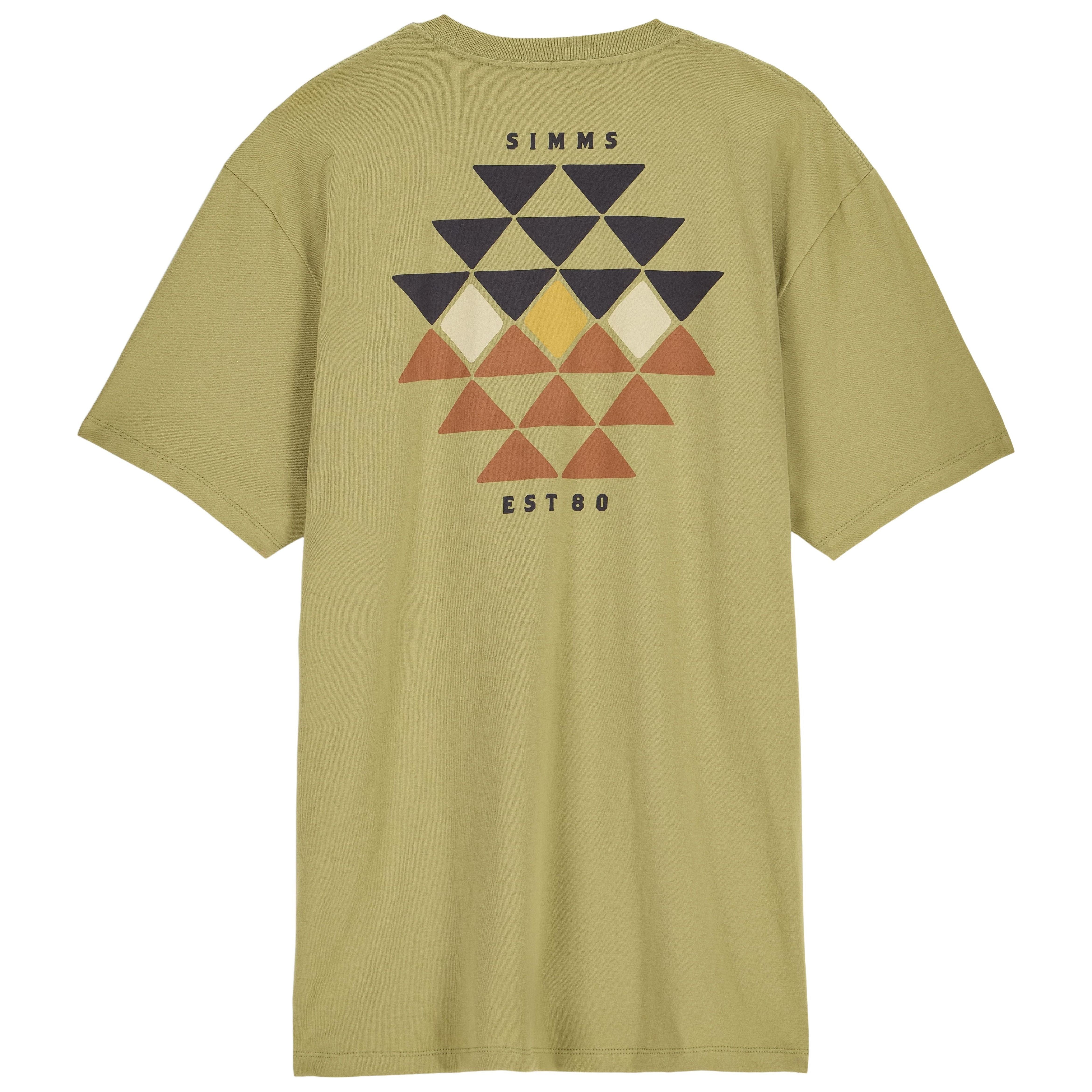 Simms Men's Lake Nomad T-Shirt Tent Green Image 01