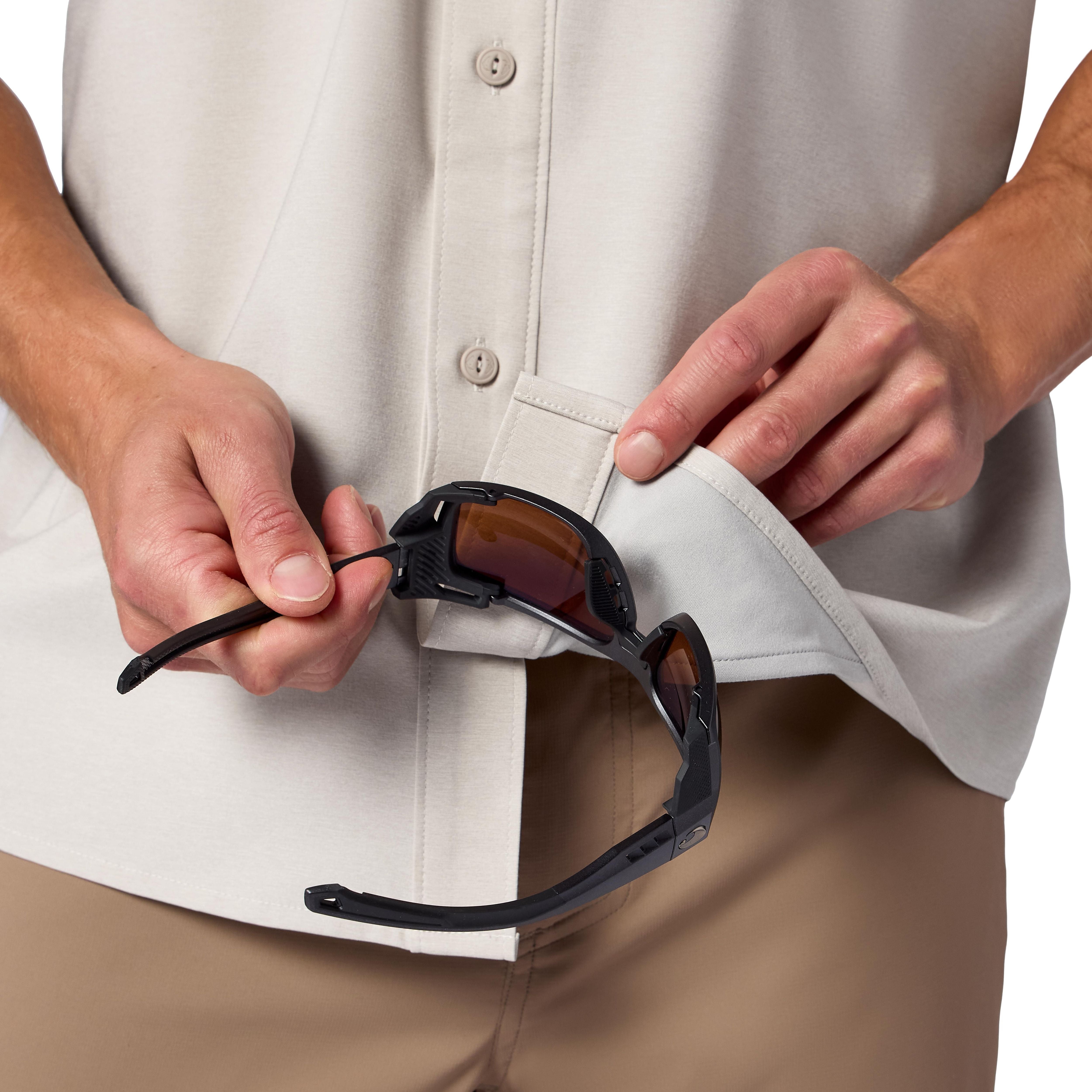 Simms Men's Launch SS Shirt Lunar Gray Heather Image 07