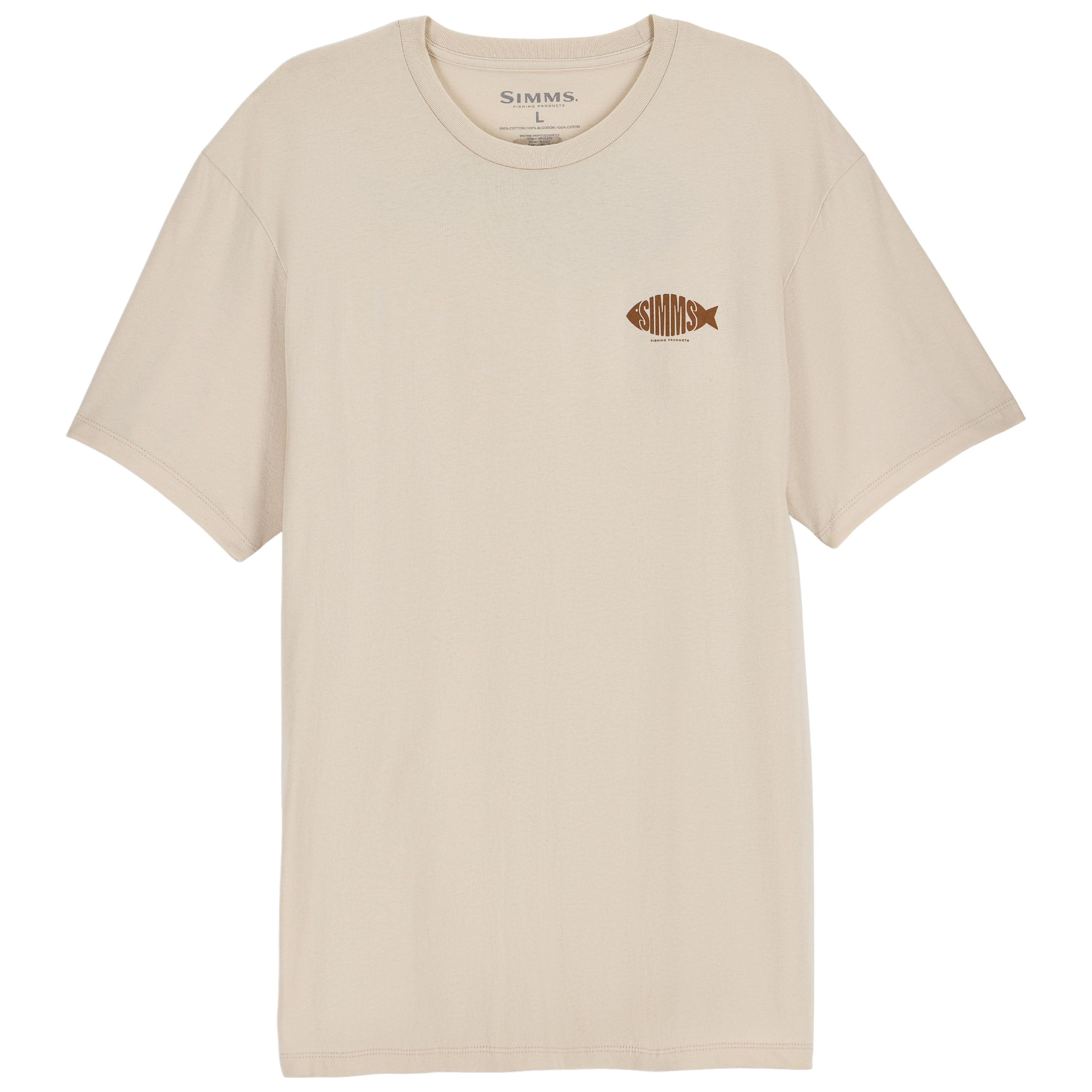Simms Men's Logofish T-Shirt Natural Image 02