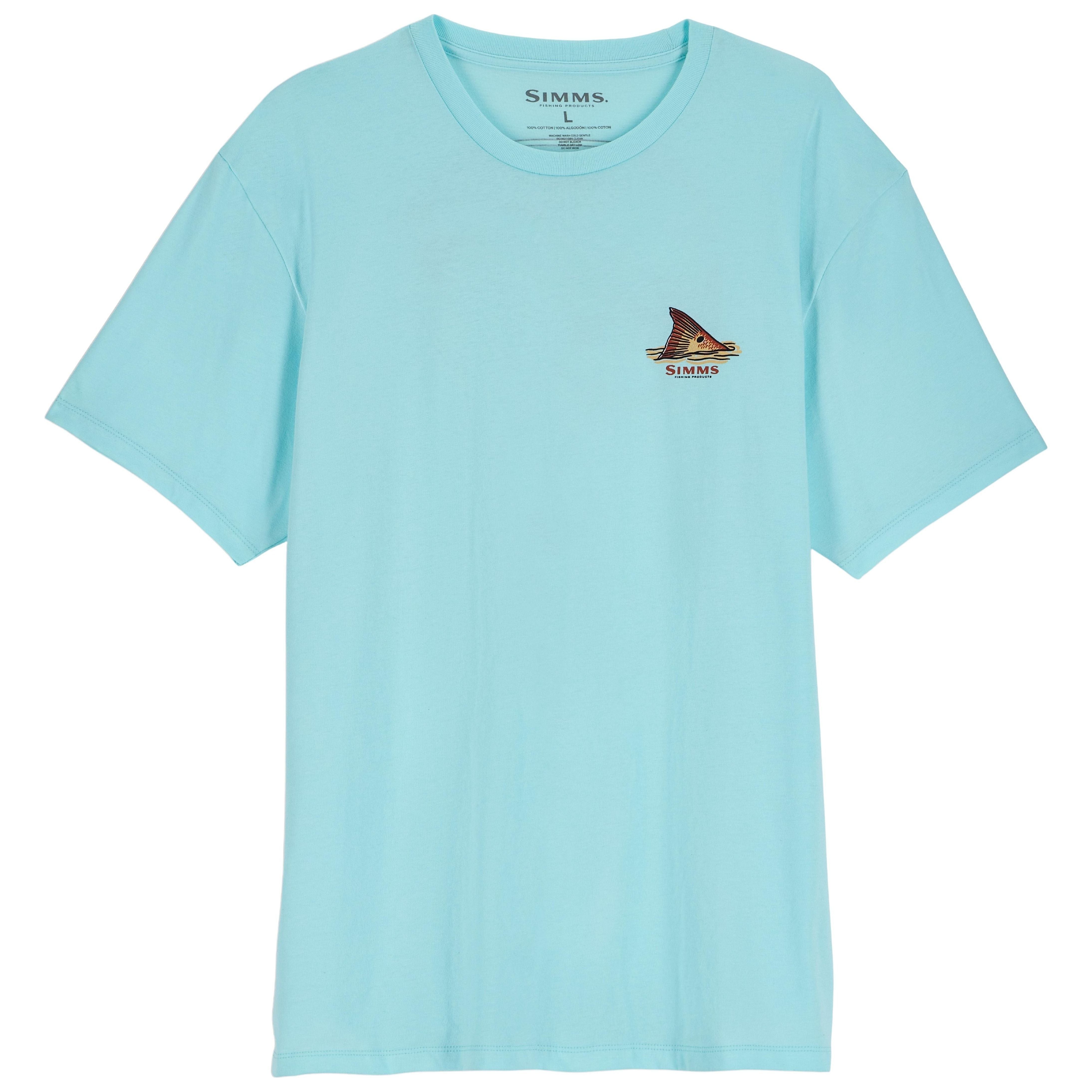Simms Men's Redfish T-Shirt Sea Breeze Image 02
