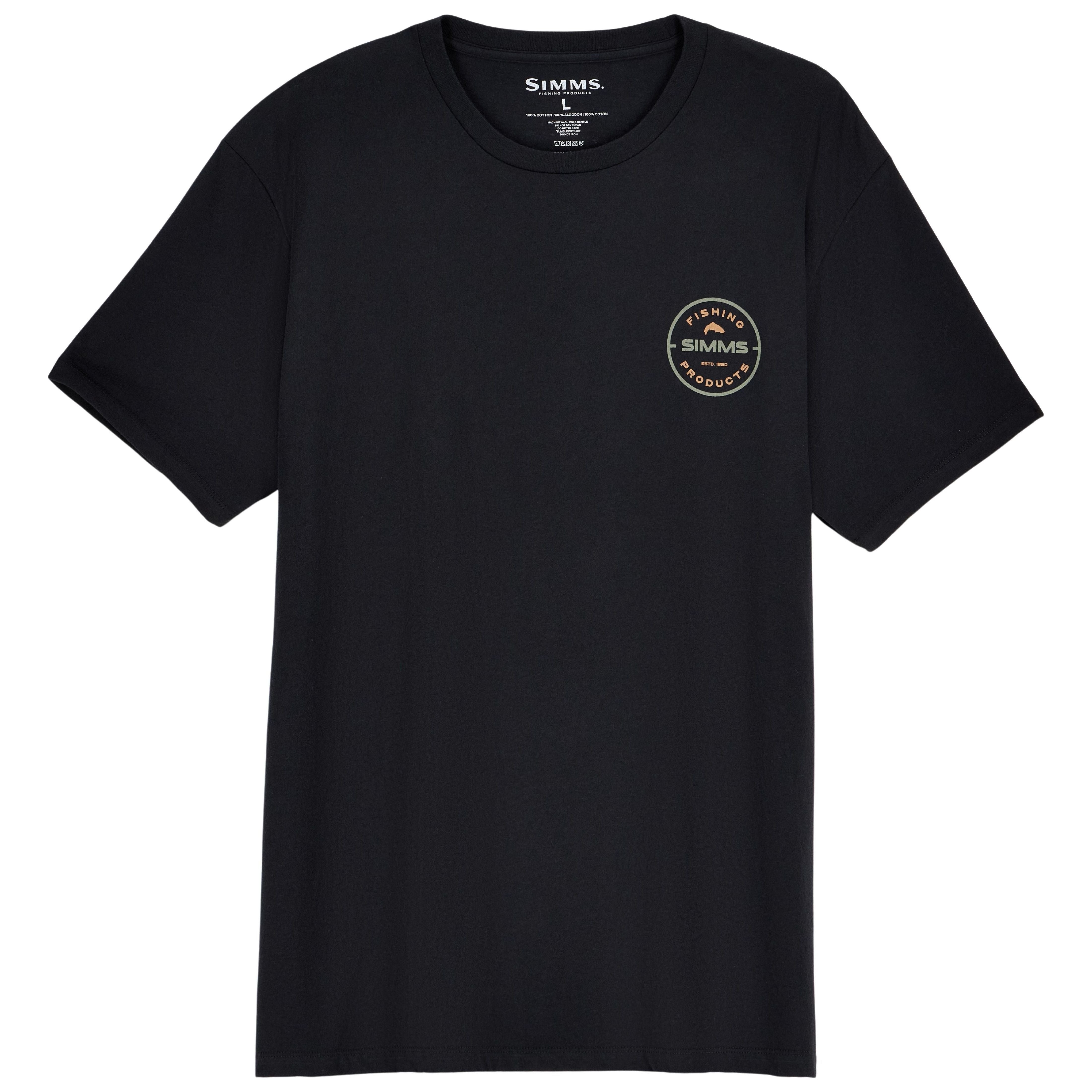Simms Men's Rounder T-Shirt Black Image 02