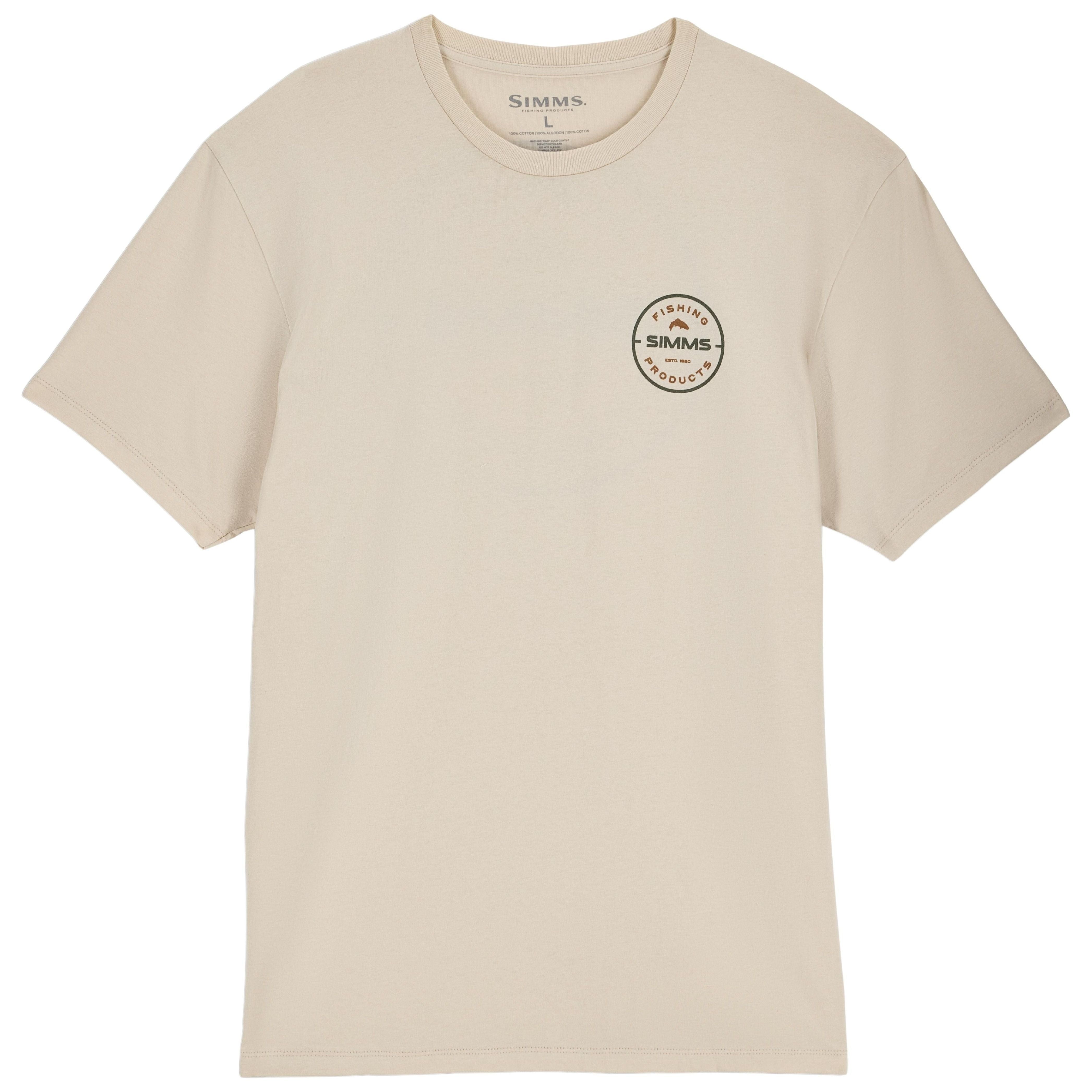 Simms Men's Rounder T-Shirt Natural Image 02