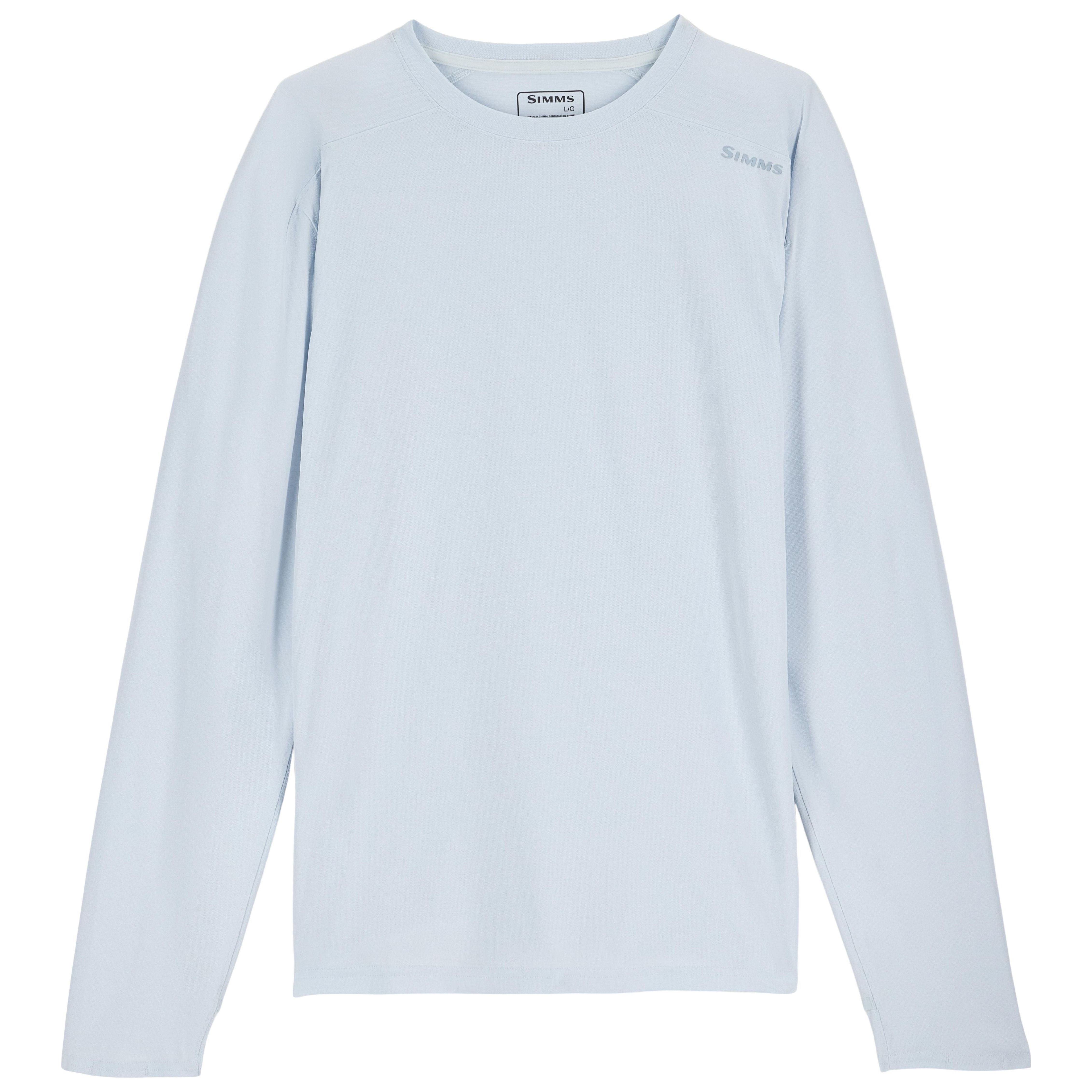 Simms Men's Solarflex Crew Bimini Blue Image 01