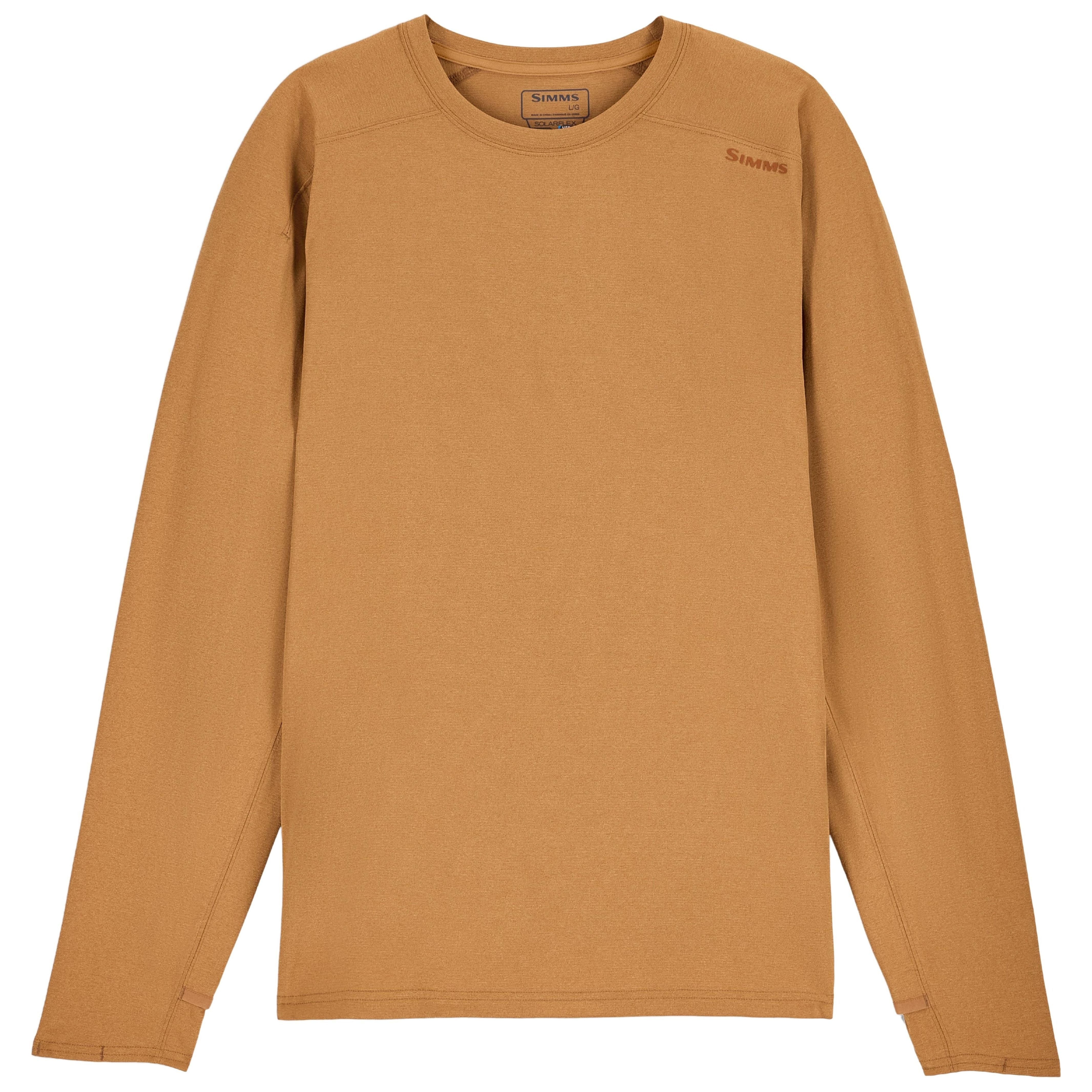 Simms Men's Solarflex Crew Earthenware Image 01